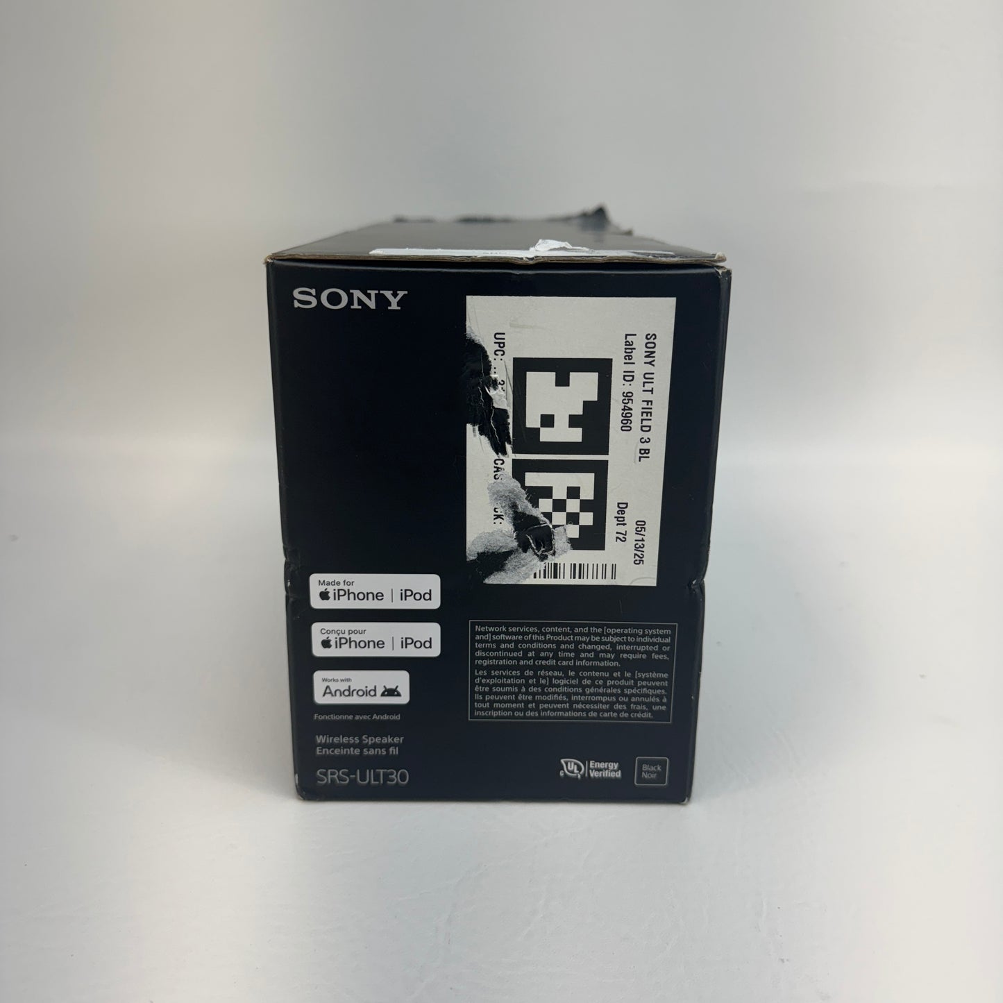 New Sony Ult Field 3 YY7866E Bluetooth Speaker SRS-ULT30