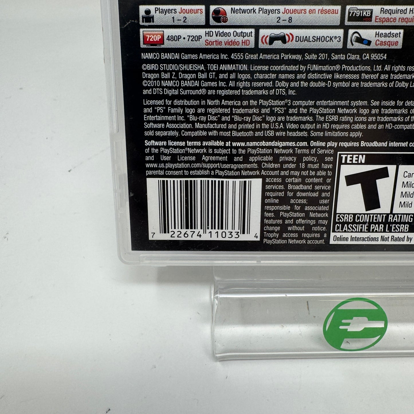 Dragon Ball: Raging Blast 2 (Sony PlayStation 3 PS3, 2010)