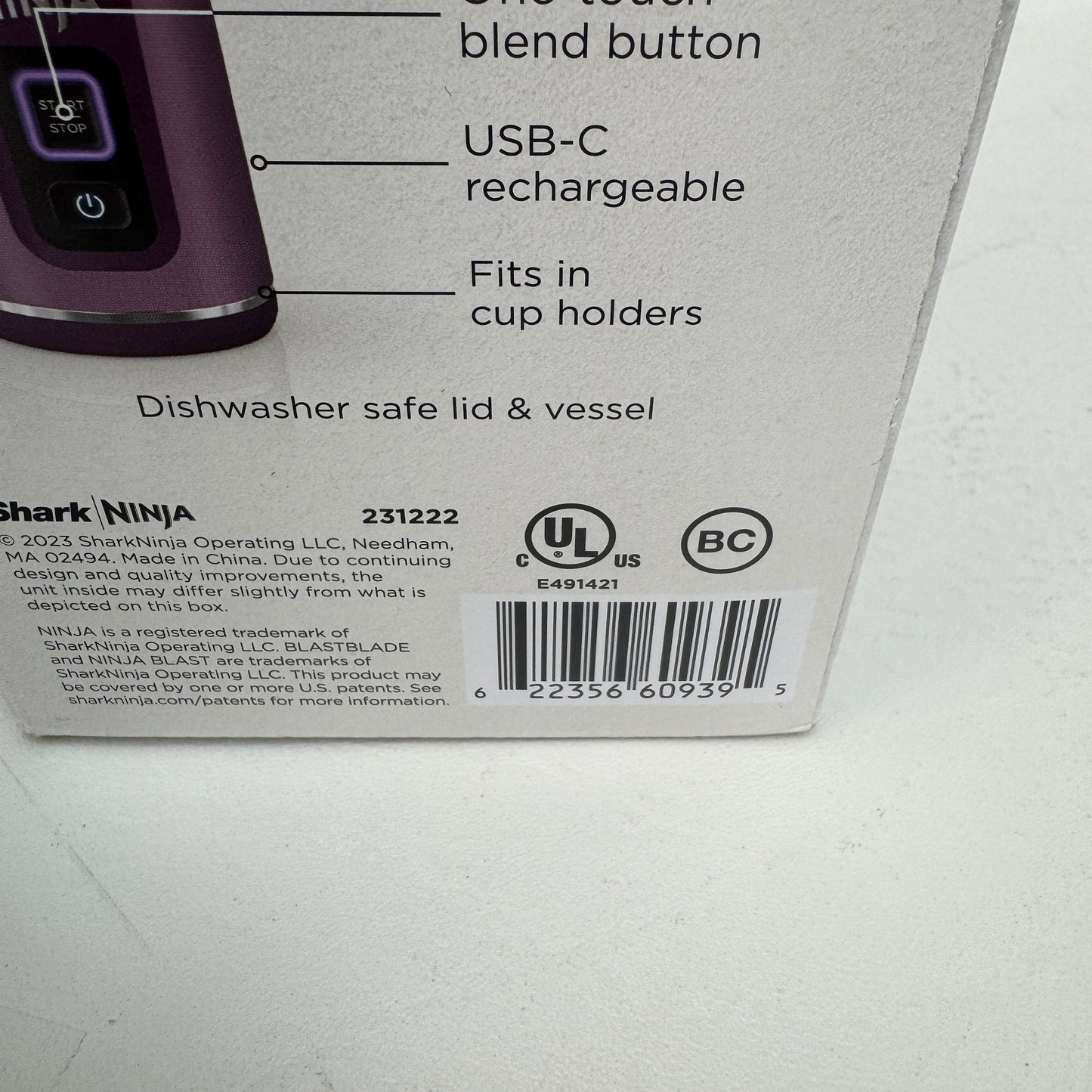 New Ninja Blast Portable Blender Blender BC151PR