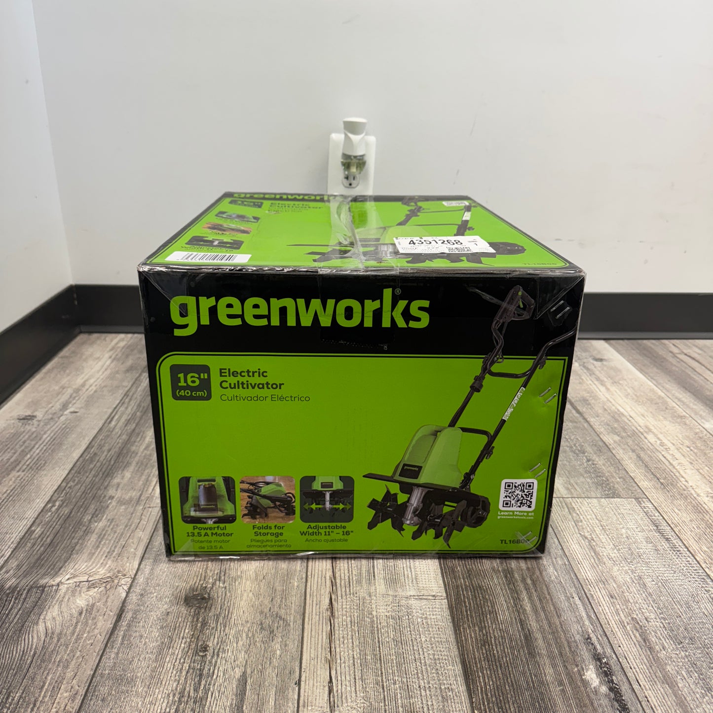 New Greenworks TL16B00 Electric Cultivator