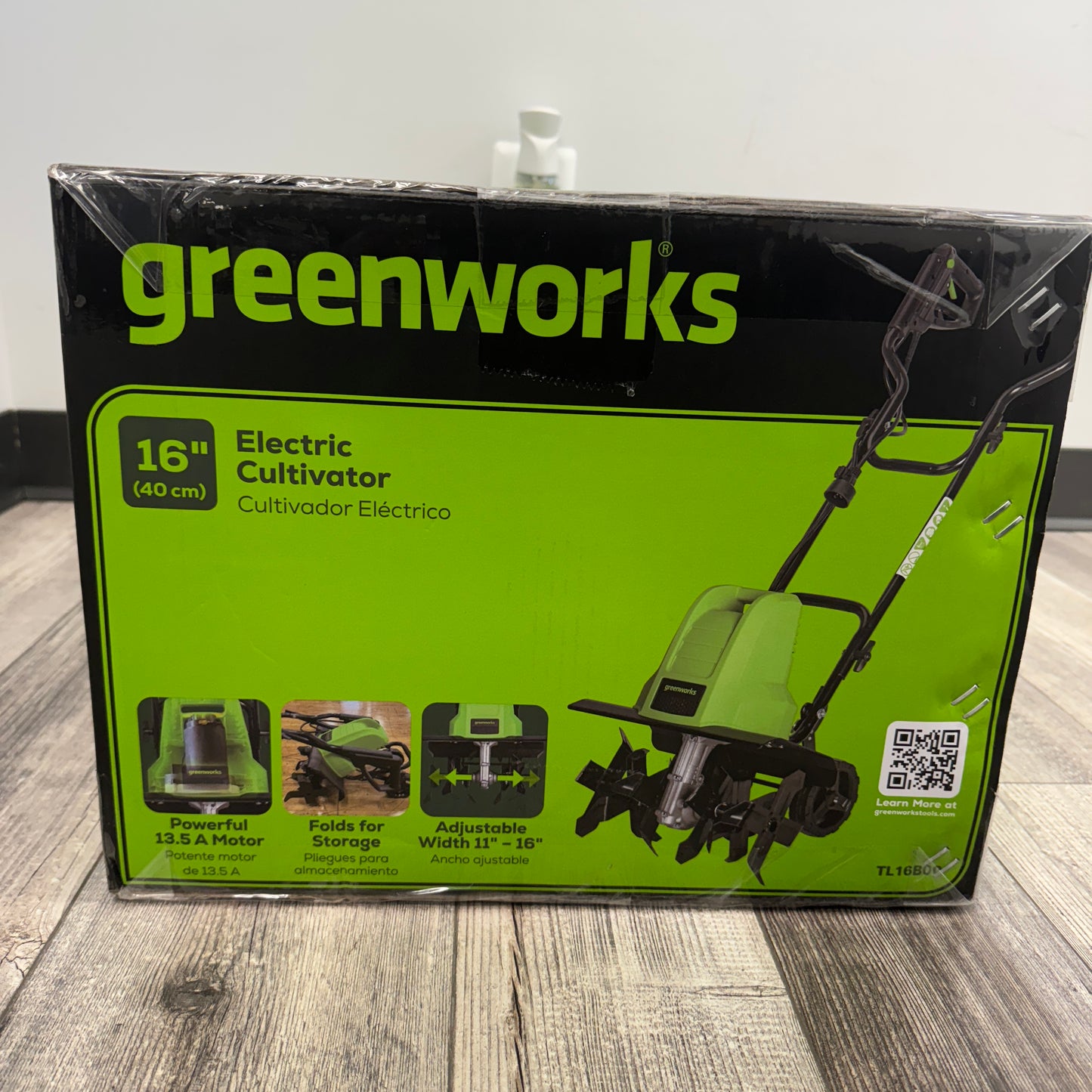 New Greenworks TL16B00 Electric Cultivator