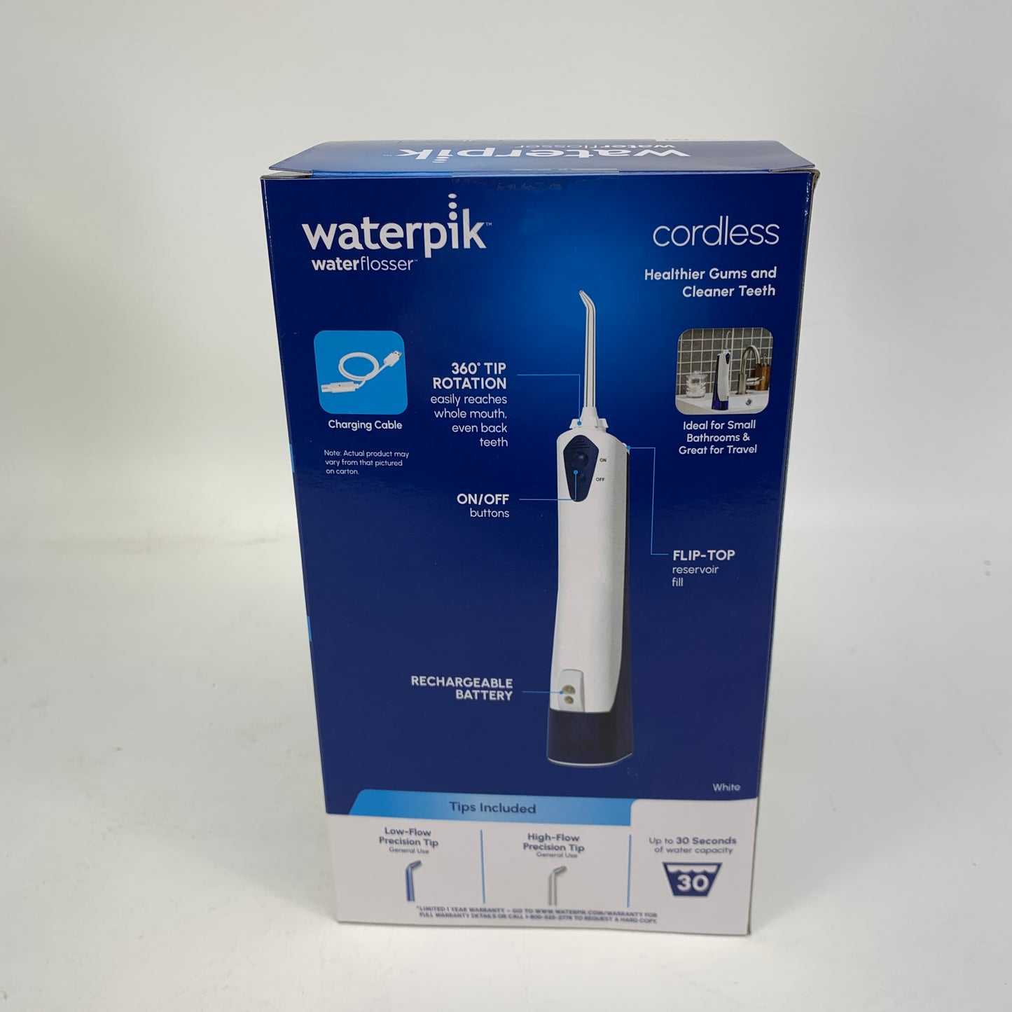New Waterpik Water Flosser Precision Pulse Cordless