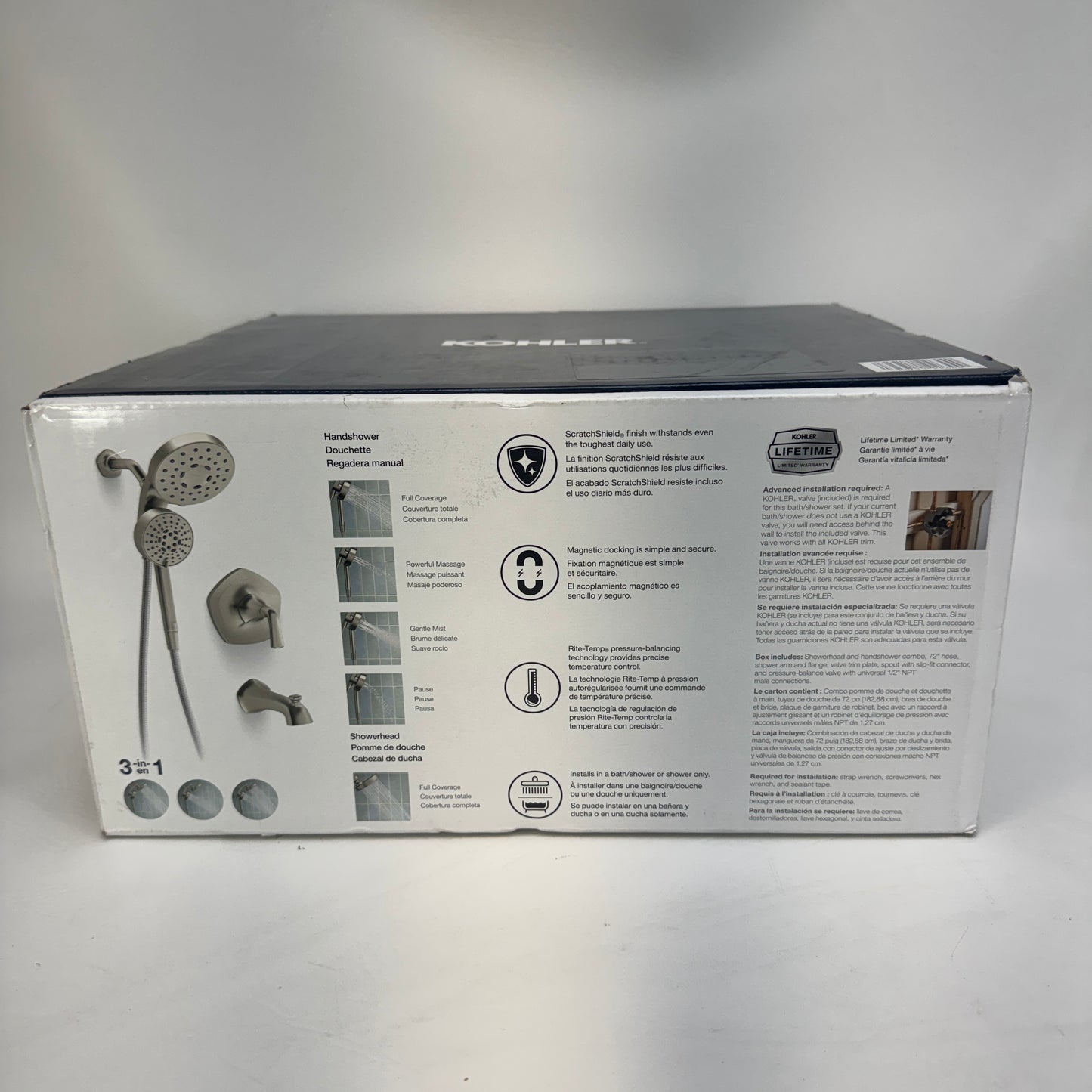 New Kohler Sundae Showerhead R38472-4G-BN
