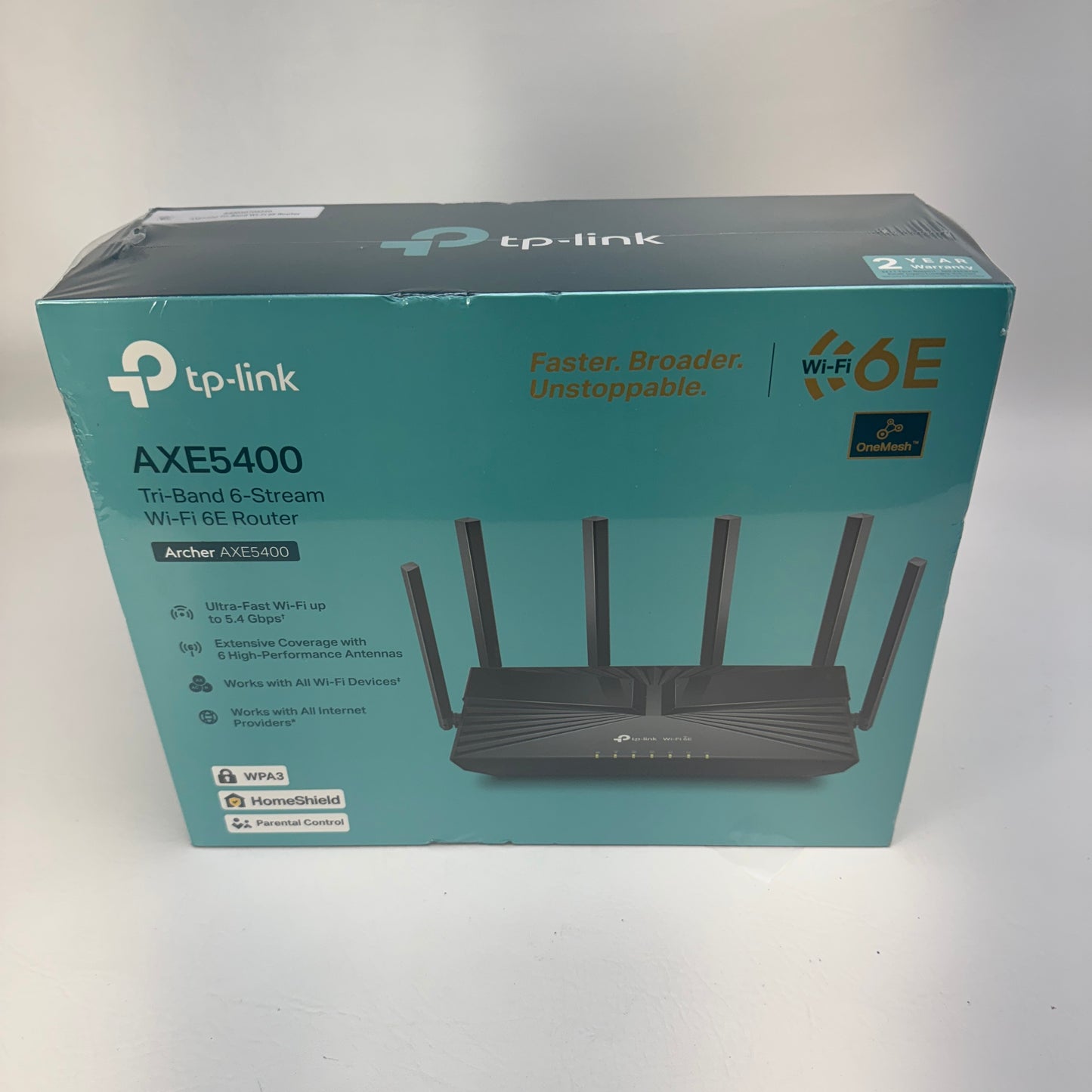 New TP-Link AXE5400 Tri Band AXE5400 Mesh WiFi Router