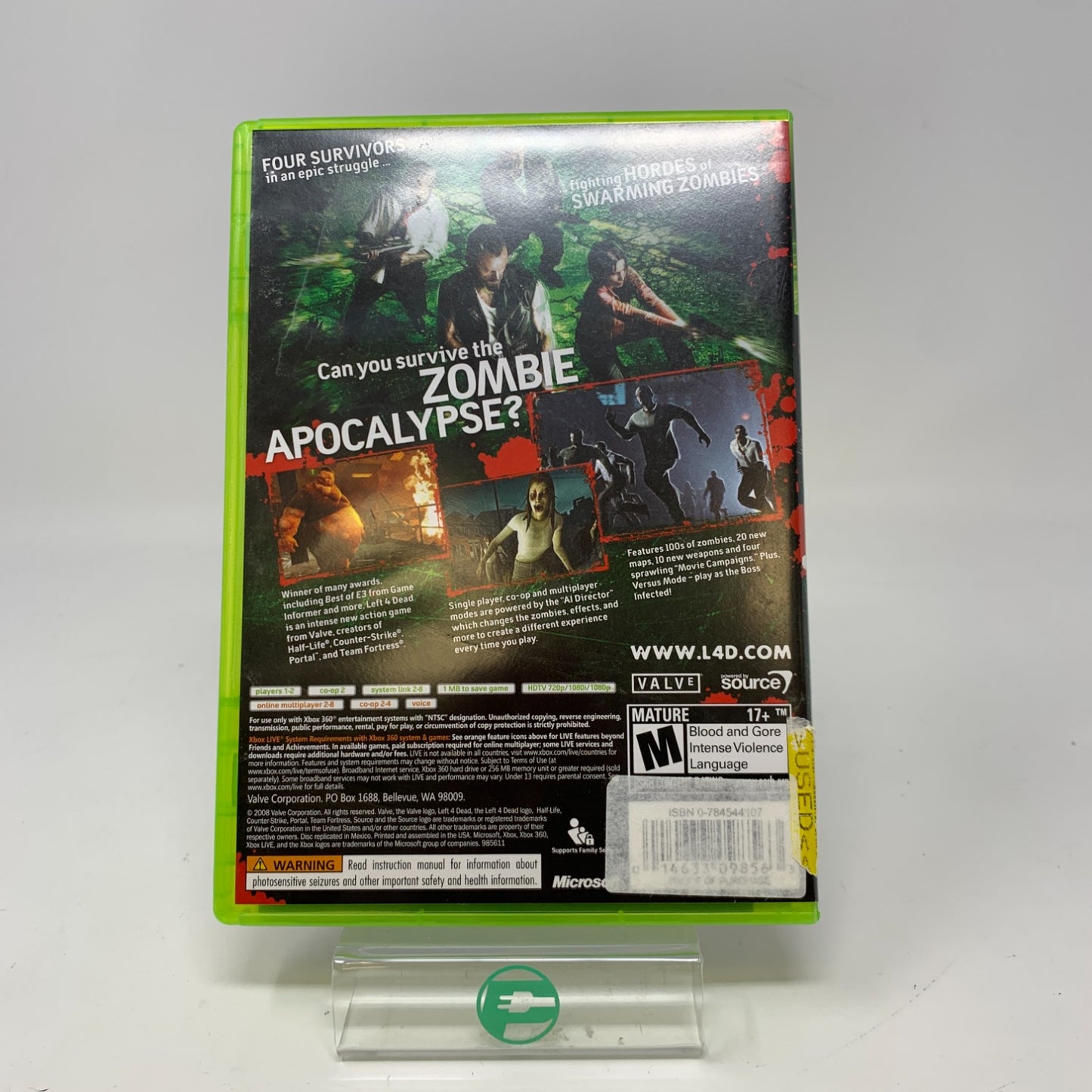 Left 4 Dead (Microsoft Xbox 360, 2008)