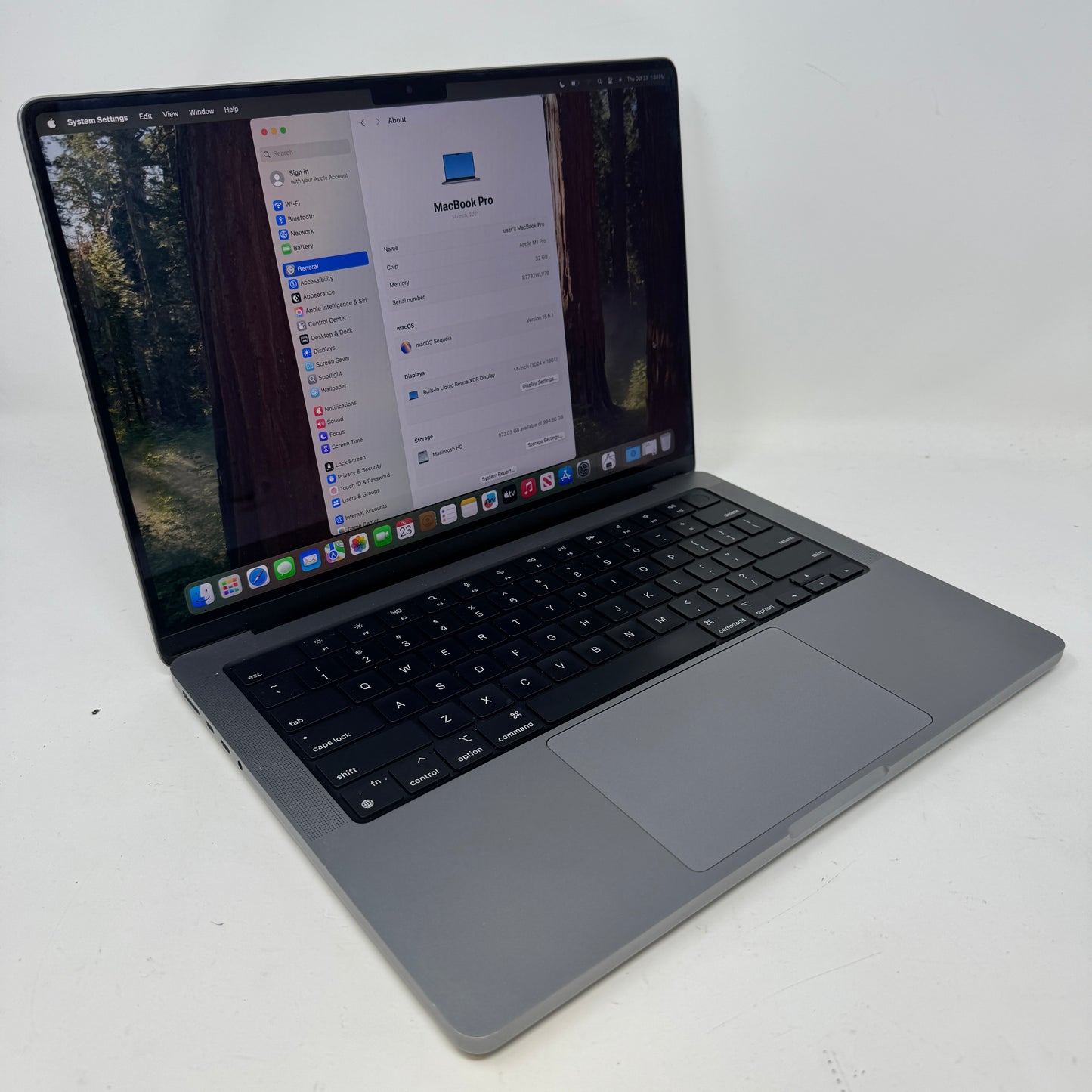 2021 Apple MacBook Pro 14" M1 10 3.2GHz 32GB RAM 1TB SSD Z15H00105LL/A