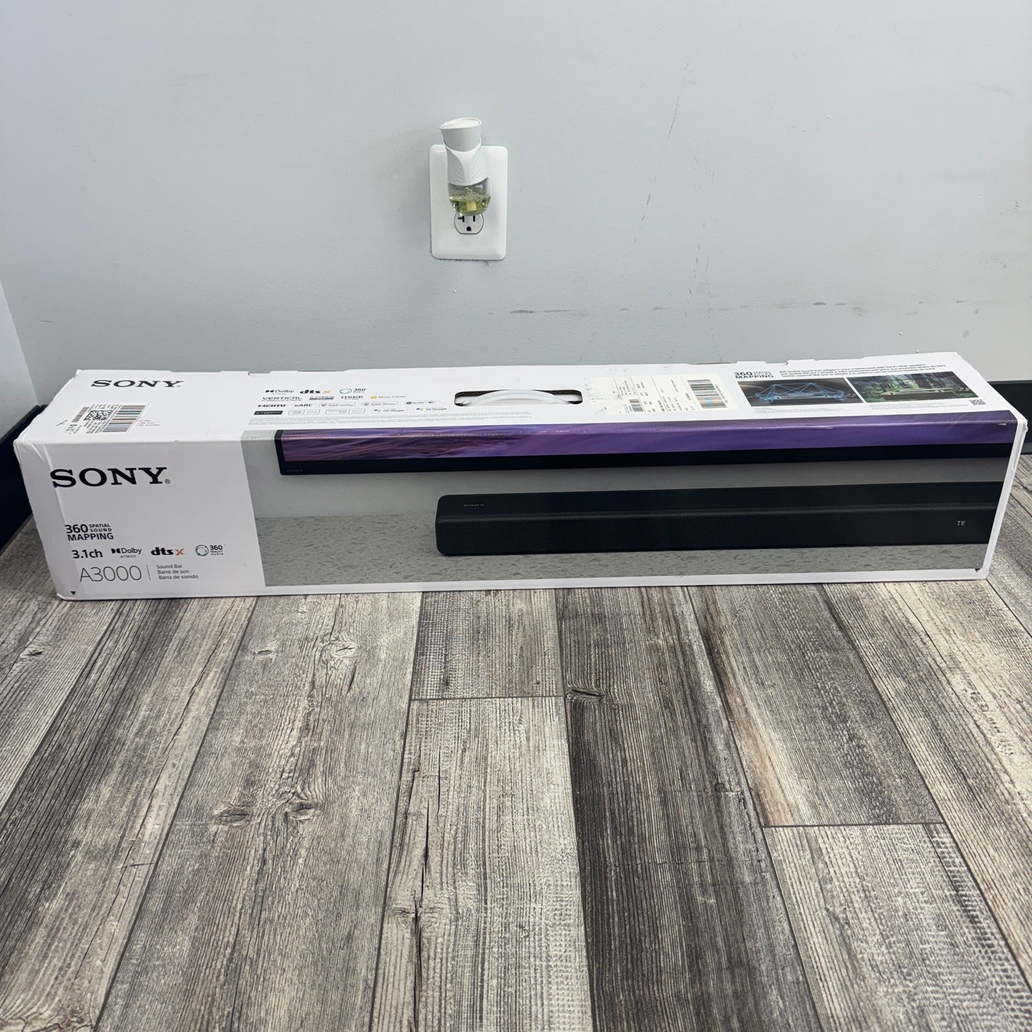 New Sony A3000 Smart Soundbar Black HT-A3000