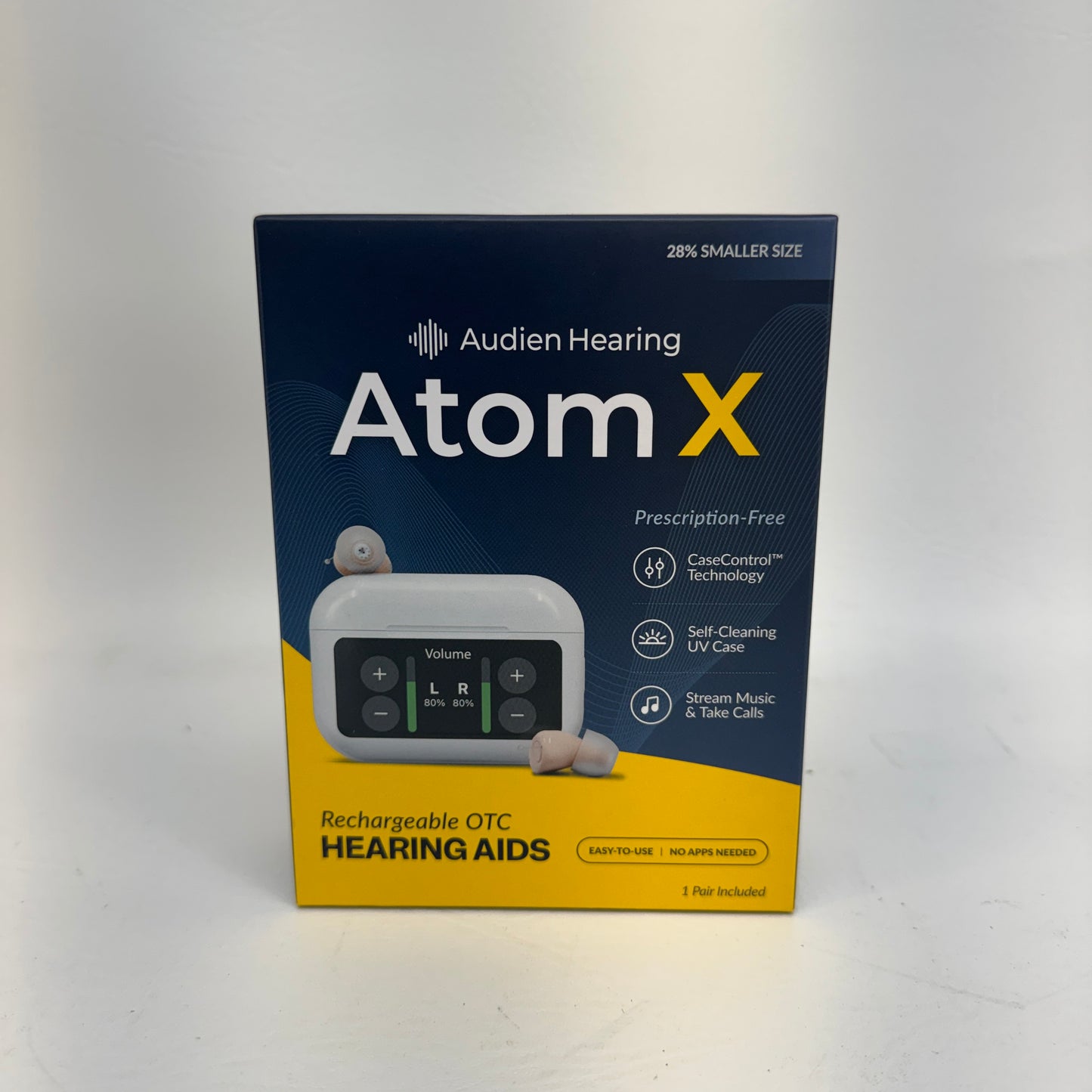 New Audien Hearing Atom X Hearing Aid