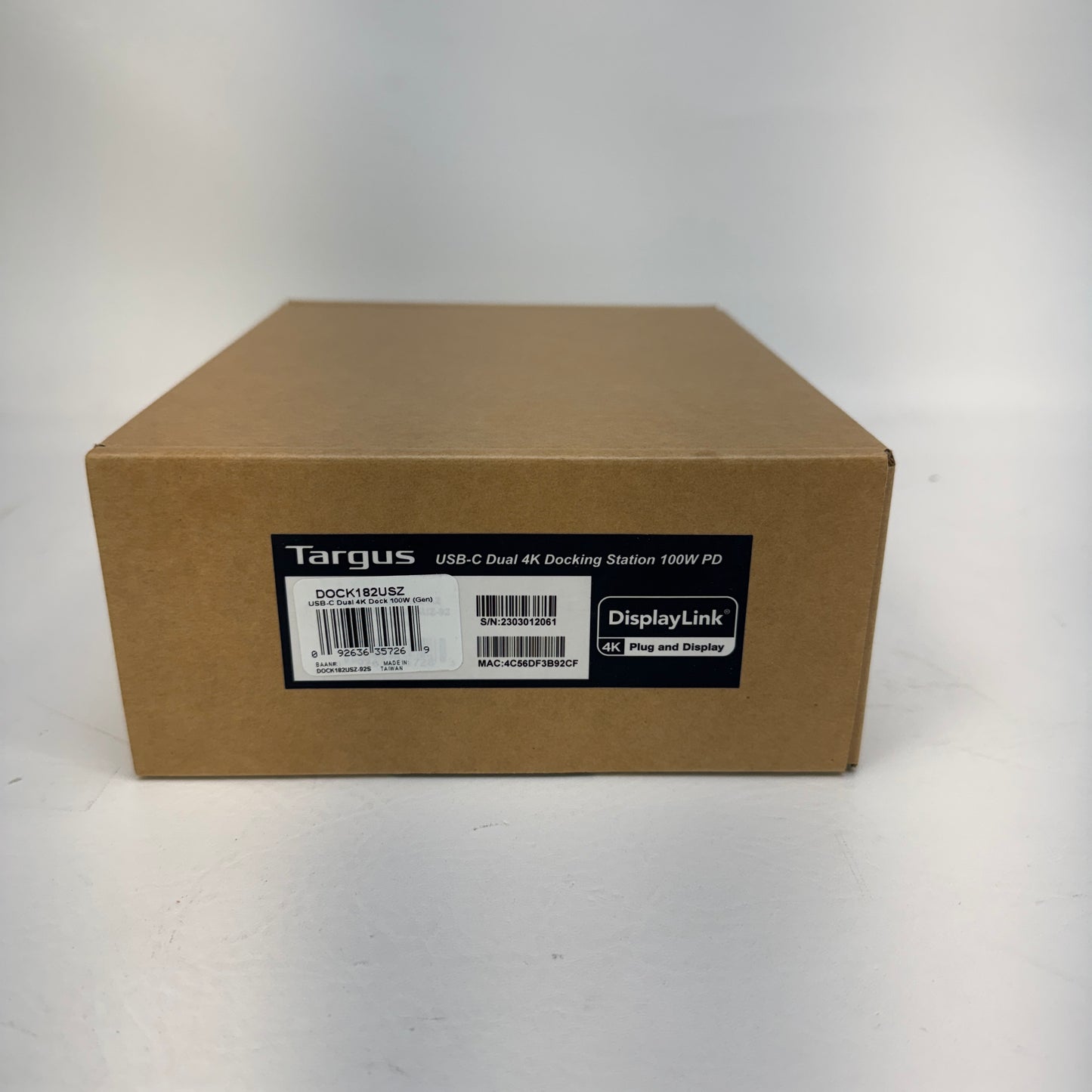 Targus USB-C Dual 4K Docking Station DOCK182USZ