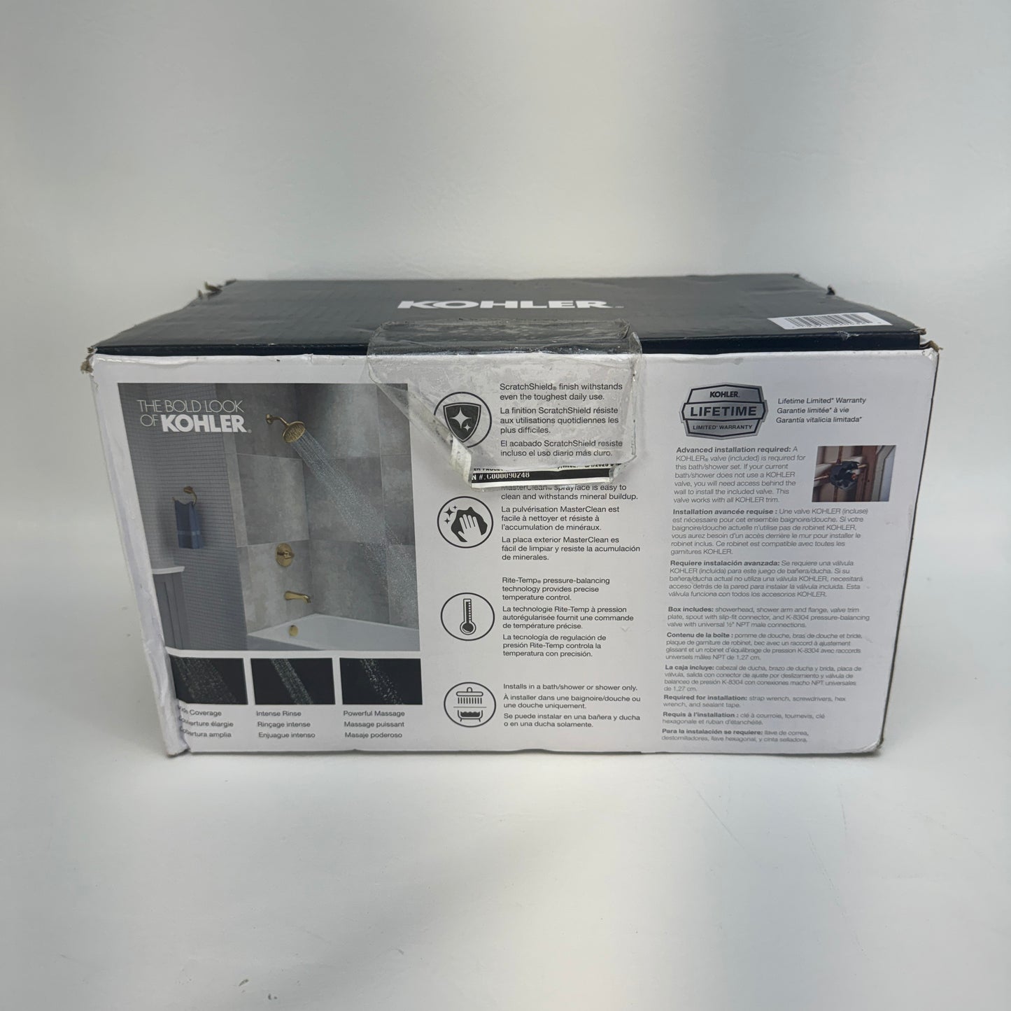 New Kohler Cursiva Shower Head R36189-4G-2MB