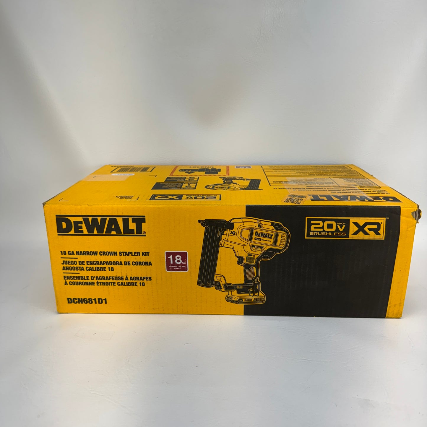 New DeWalt DCN681D1 20V MAX 18GA Stapler