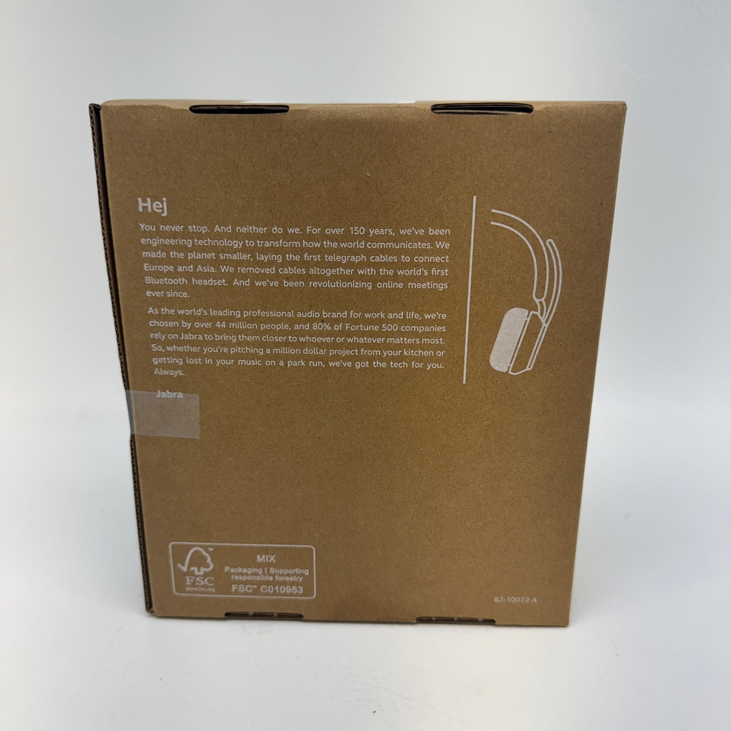 New Jabra Evolve2 65 Computer Headset Black HSC11OW