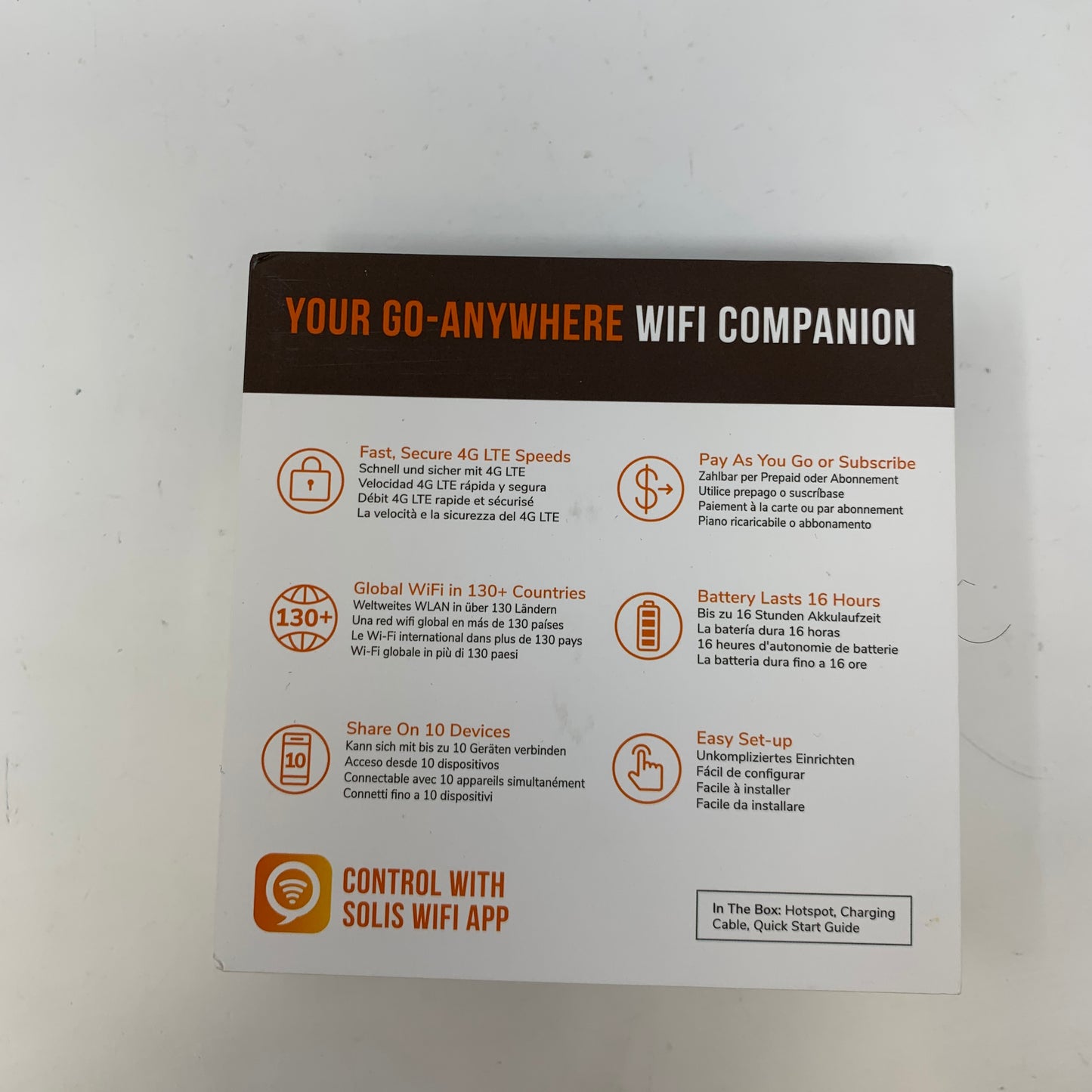 Skyroam Solis Global Wifi Hotspot S018