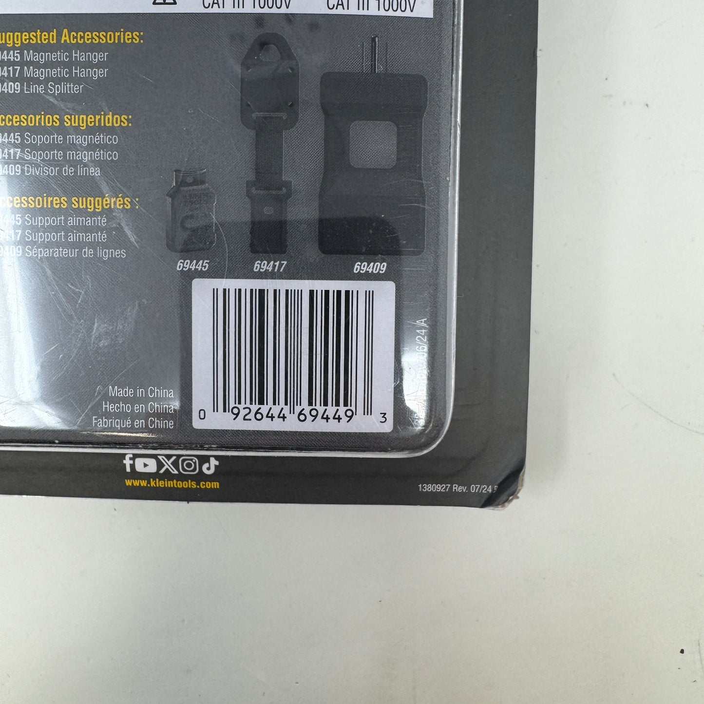 New Klein Tools CL710 Auto Ranging Digital Clamp Meter