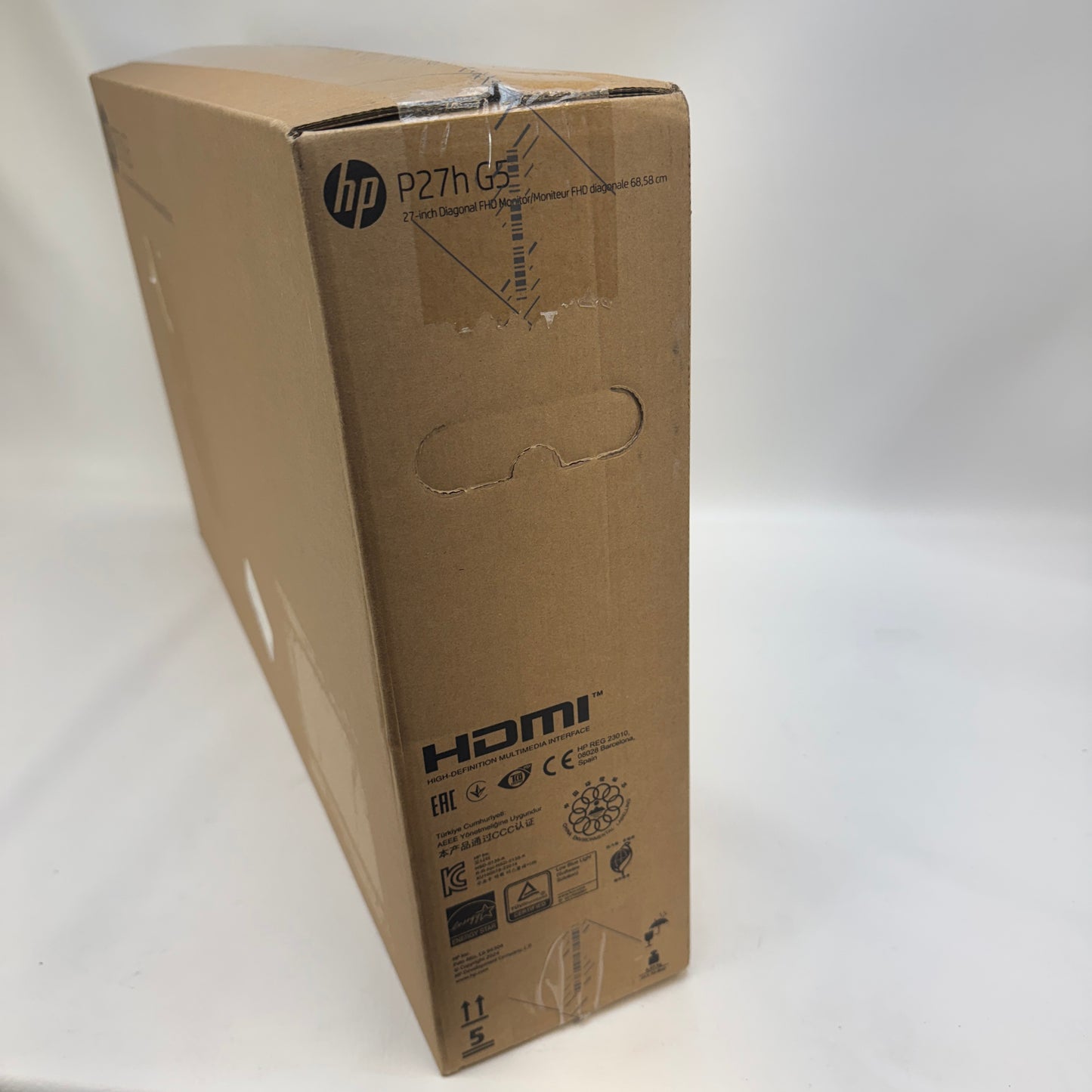 New HP 27" P75H G5 FHD Fast IPS 75Hz Display Monitor