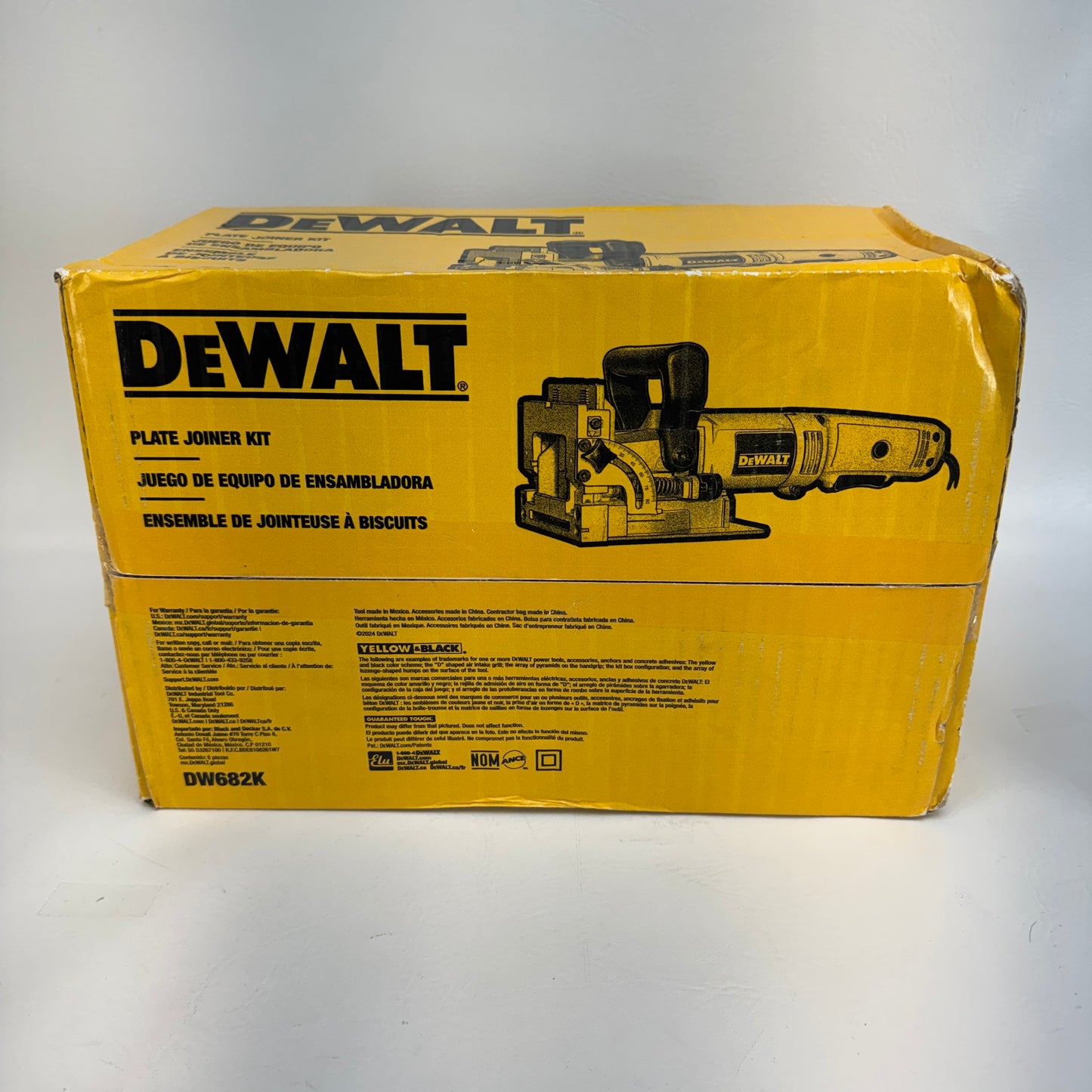 New DeWalt DW682K Plate Joiner Kit