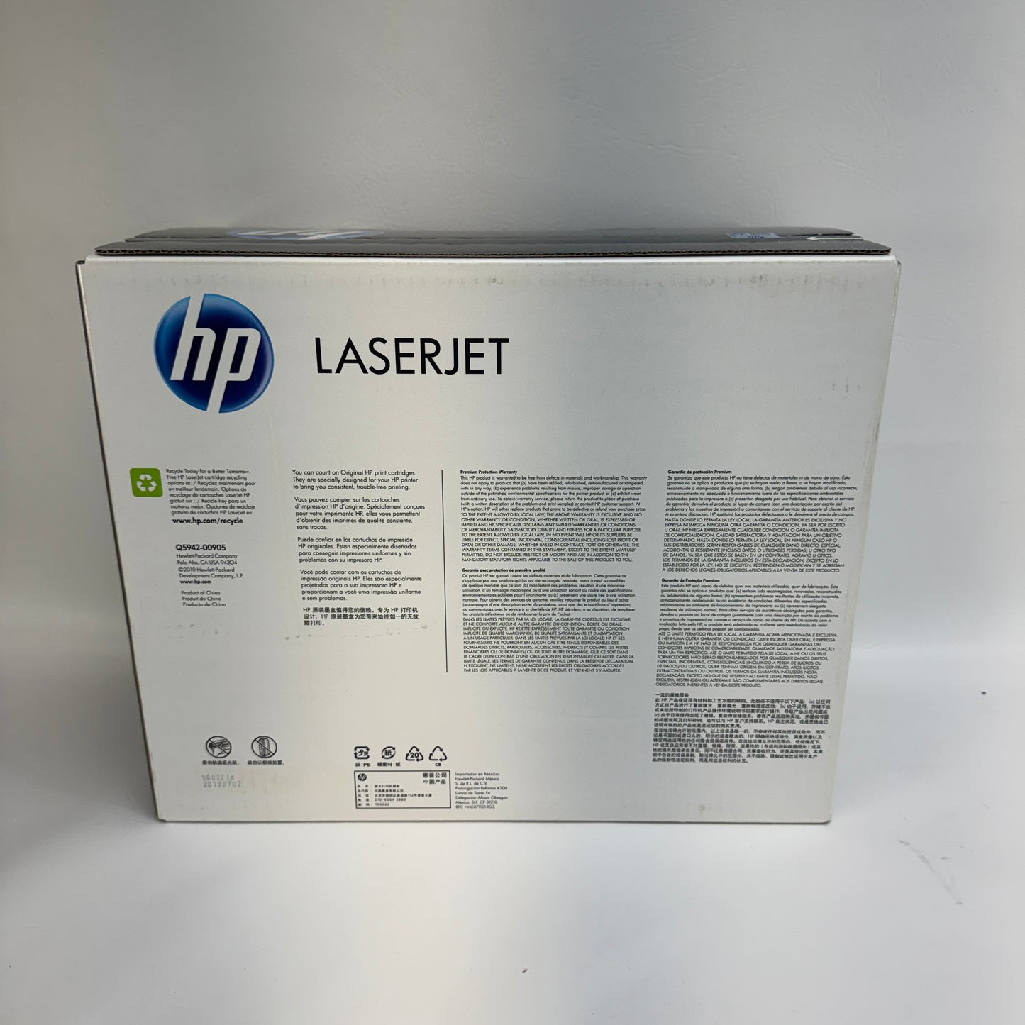 New HP 42A Q5942A Black Print Cartridge
