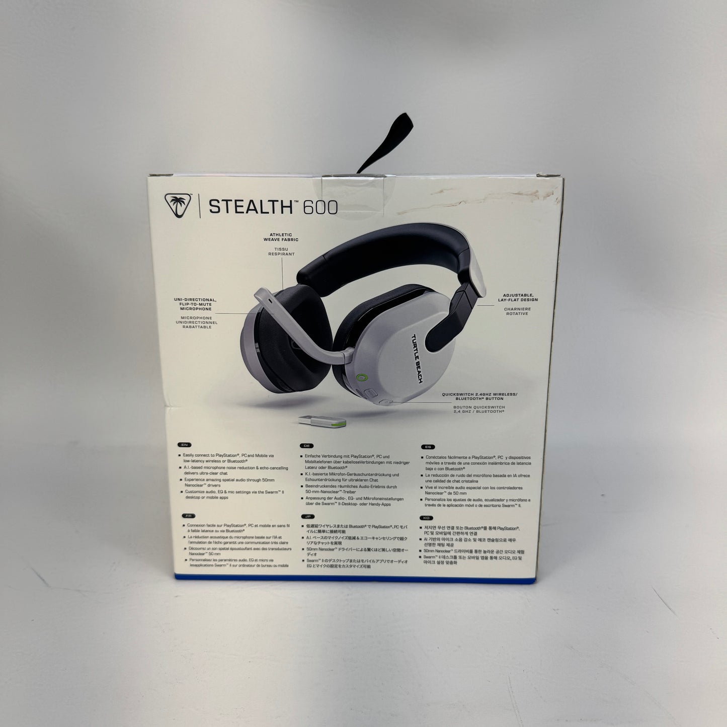 New Turtle Beach Stealth 600 Gen 3 Gaming Headset White HWBB0001