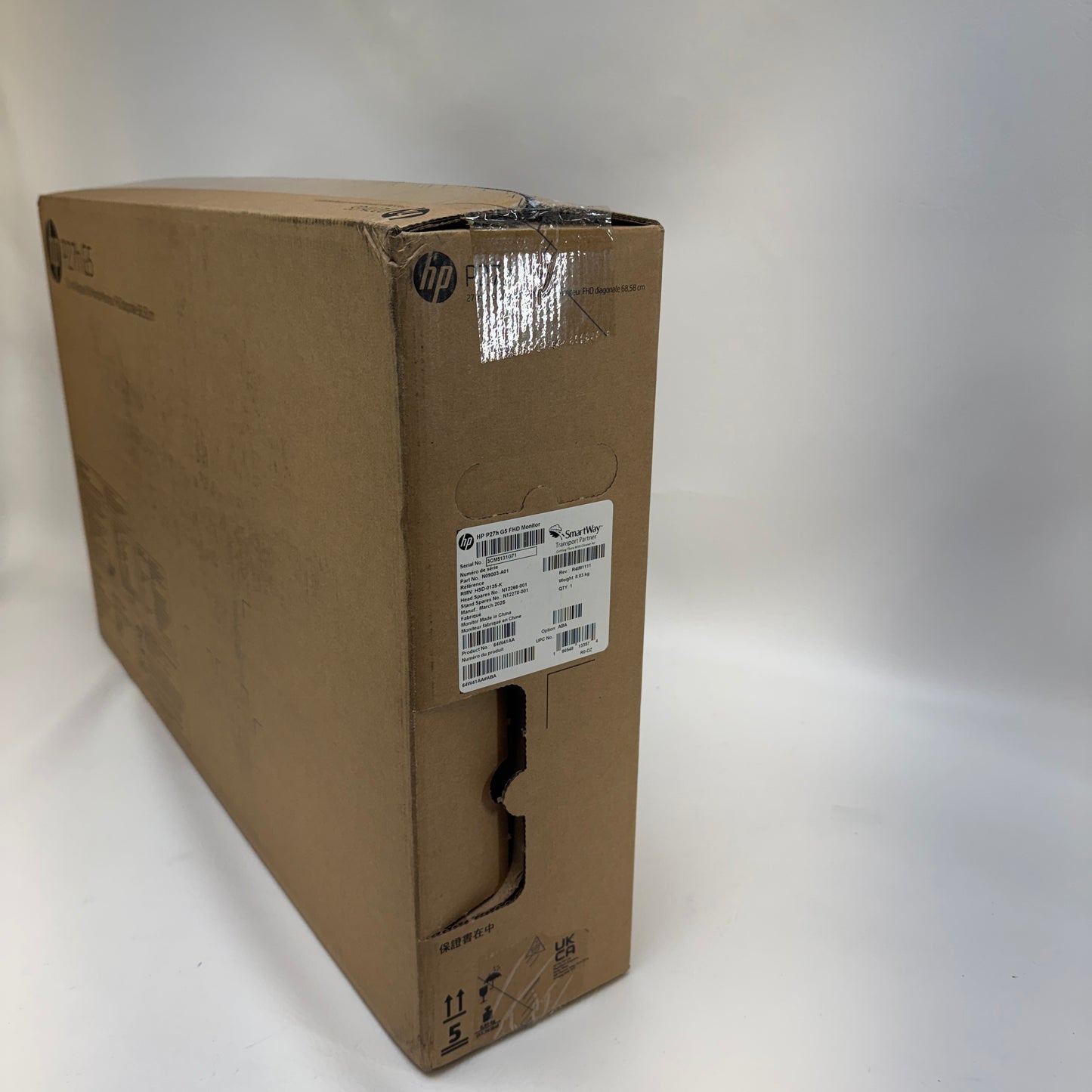New HP 27" P75H G5 FHD Fast IPS 75Hz Display Monitor
