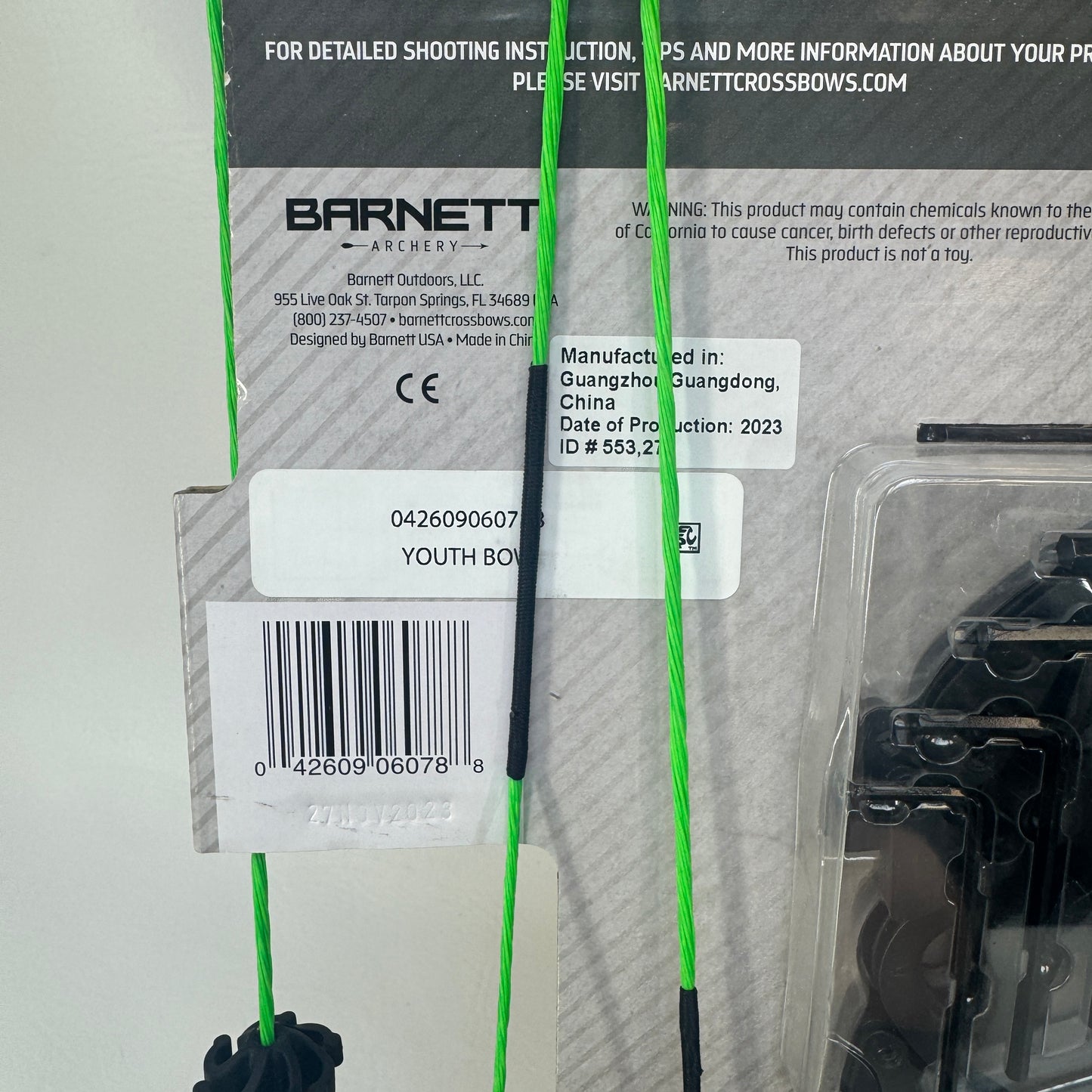 New Barnett Archery Vortex Compound Youth Bow
