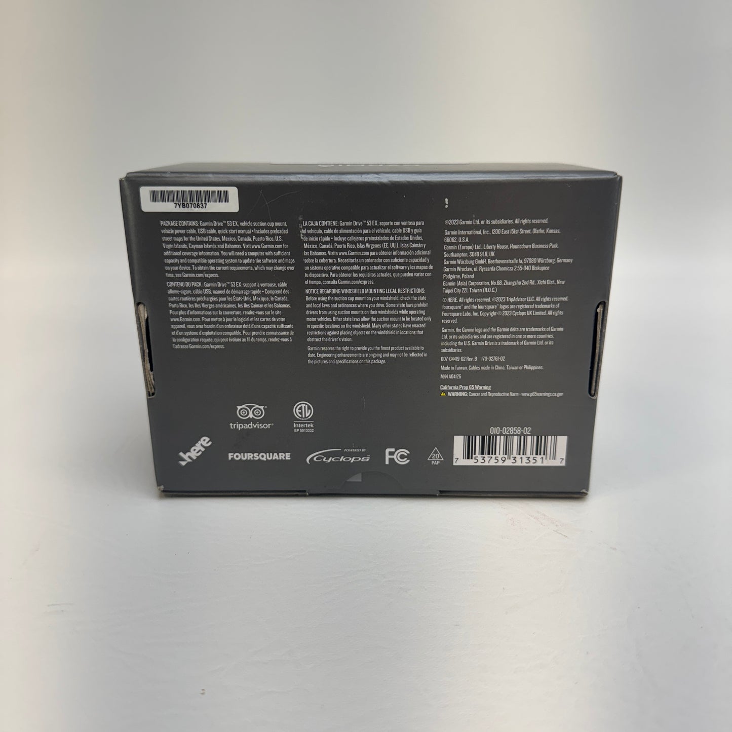 New Garmin Drive 53 ex GPS Navigator