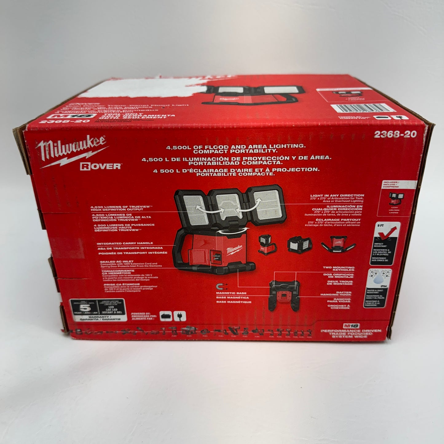 New Milwaukee 2368-20 Flood Lights