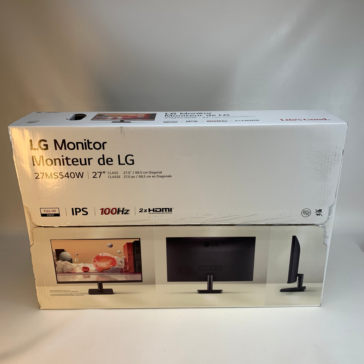 New LG 27" 27MS540W IPS LED IPS 100Hz Display Monitor