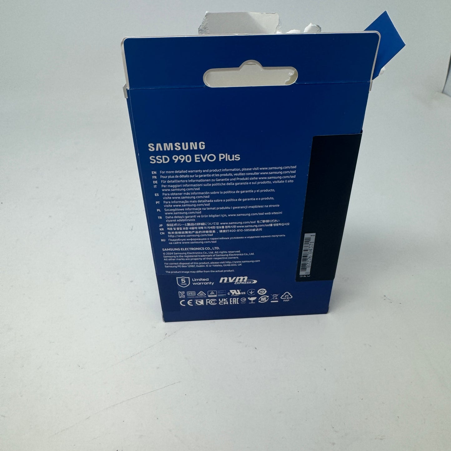 Samsung M.2 990 Evo Plus 1TB M.2 NVMe Gen 4.0 x 4 SSD MZ-V9S1T0B
