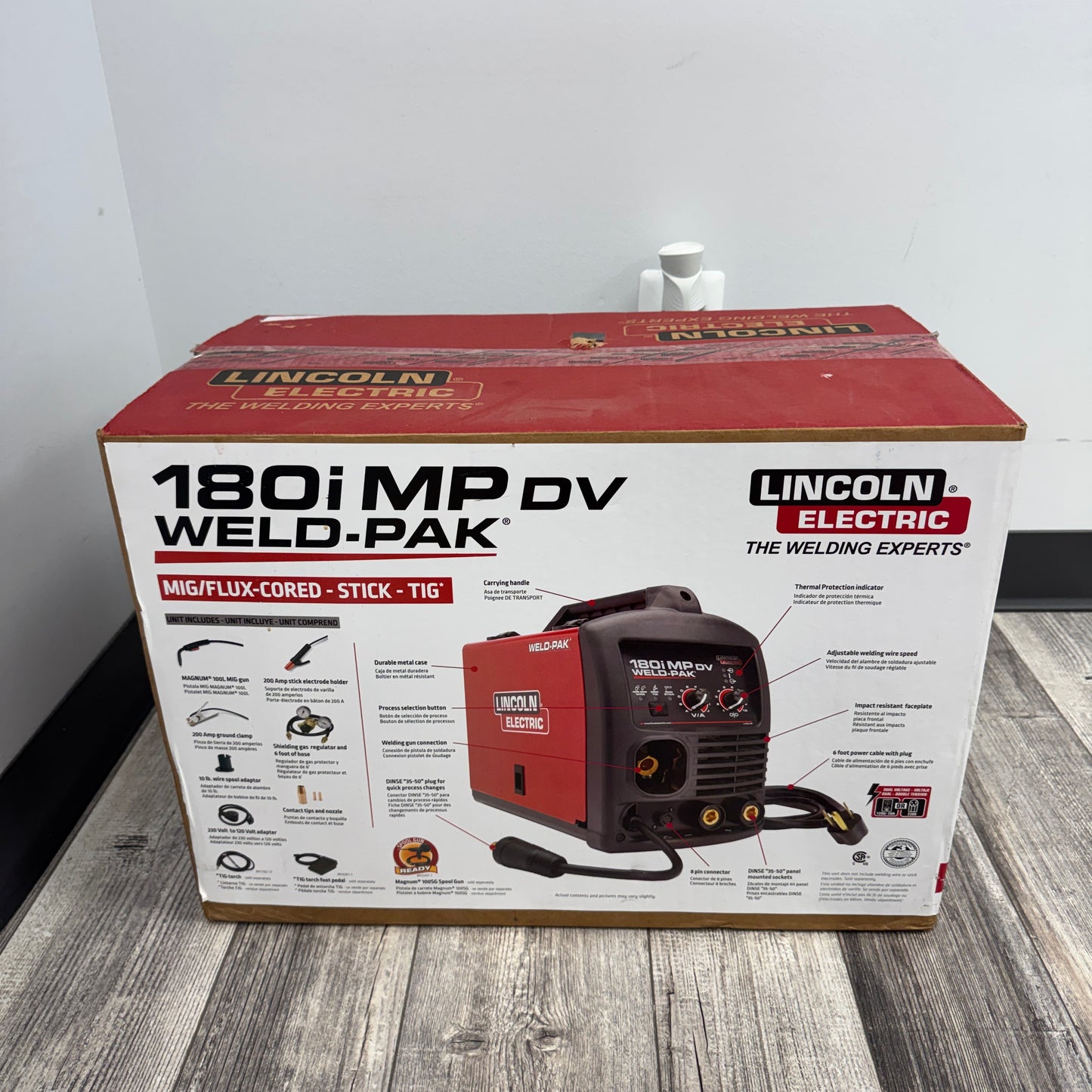 New Lincoln Electric 180i MP DV Weld-Pak Weld-Pak Multi-Process Wielder K5257-1
