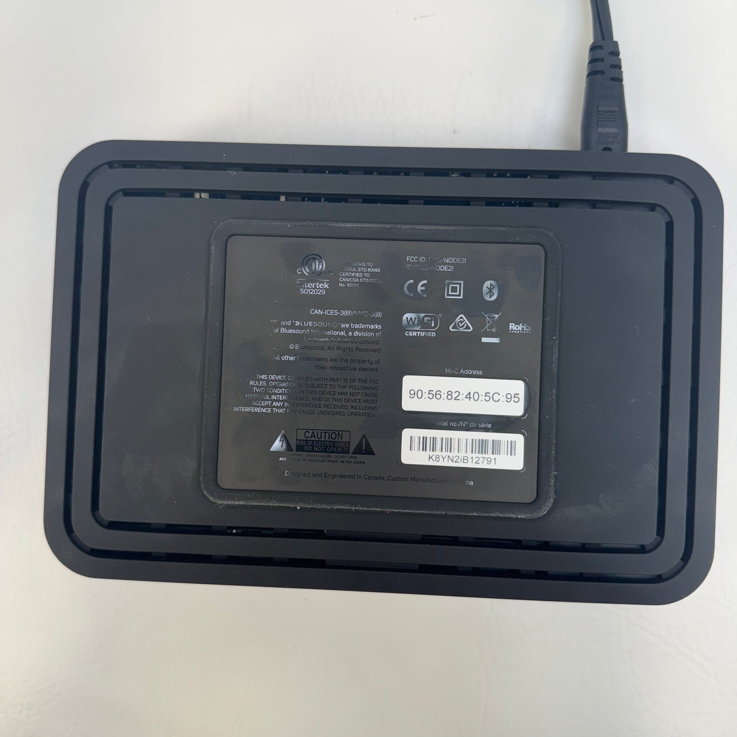 Bluesound Node 2i Wireless Music Streamer Black