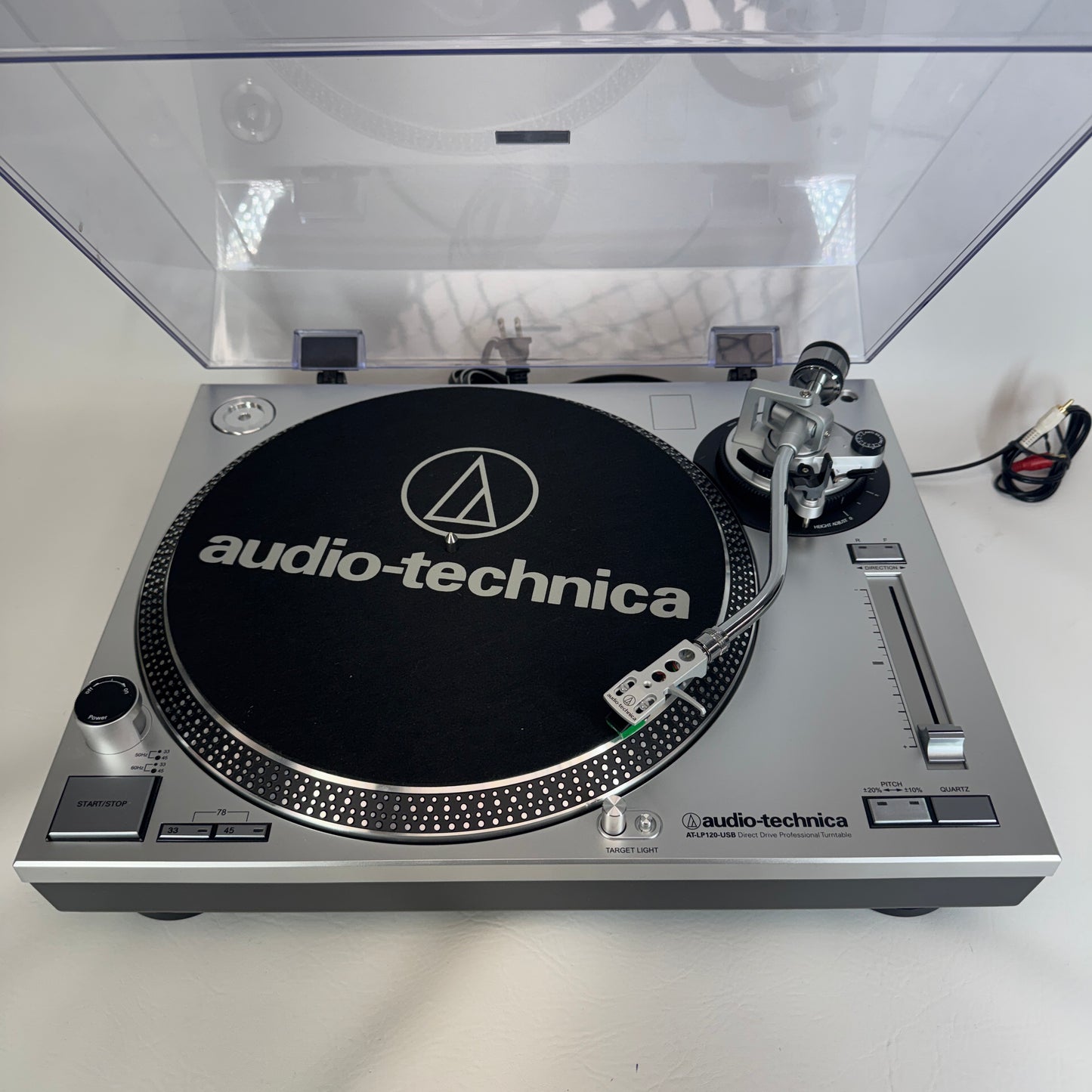 Audio Technica AT-LP120-USB Direct-Drive Professional Turntable