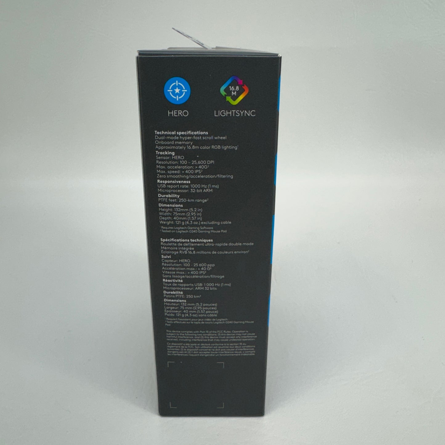 New Logitech G502 Hero Computer Mice M-UOO47