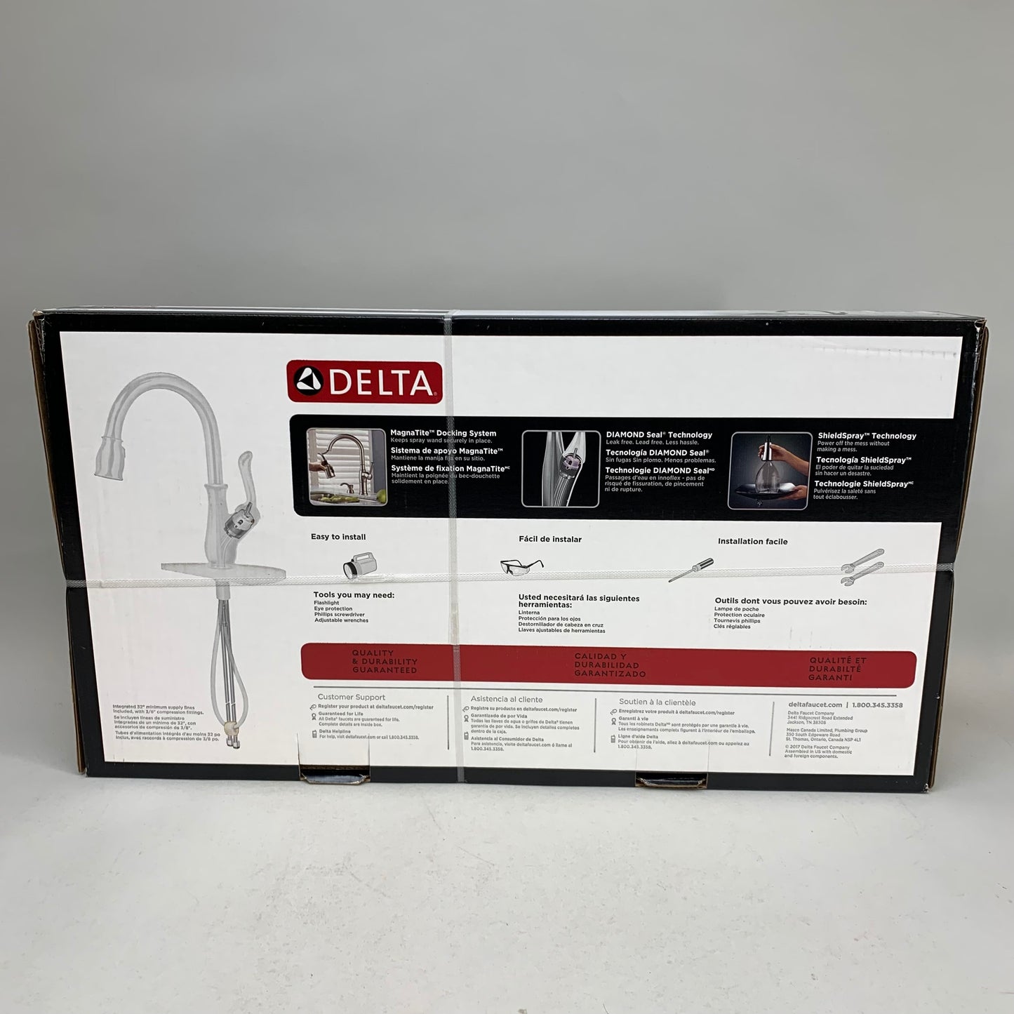 New Delta Savile Pull-Down Kitchen Faucet 19949Z-RBSD-DST
