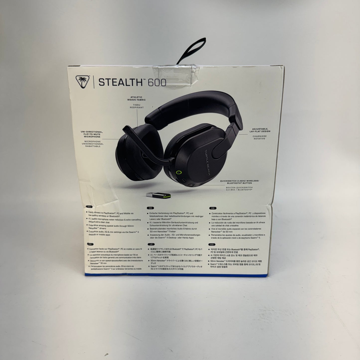 New Turtle Beach Stealth 600 Gaming Headset Black HWBB0001