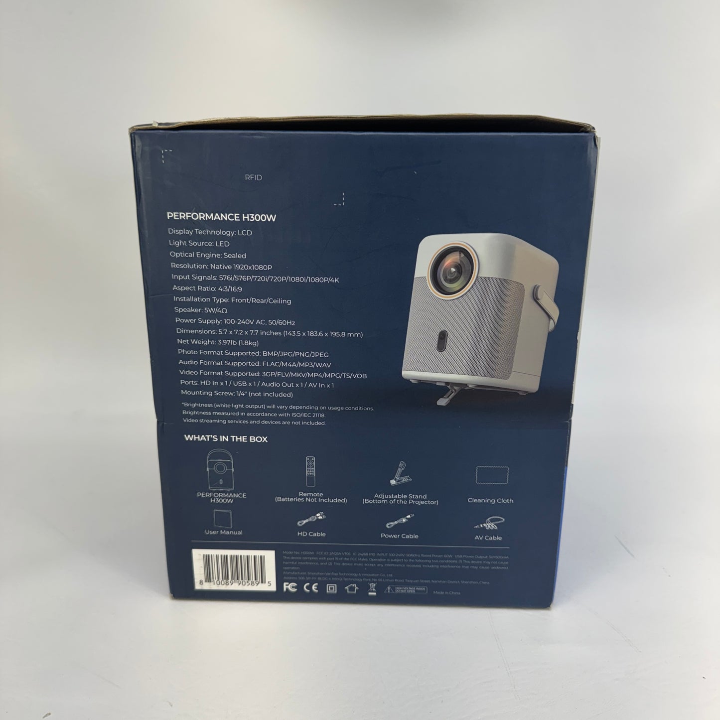 New Vankyo Performance H300W 1920 x 1080 Smart HD Full Video Protector H300W