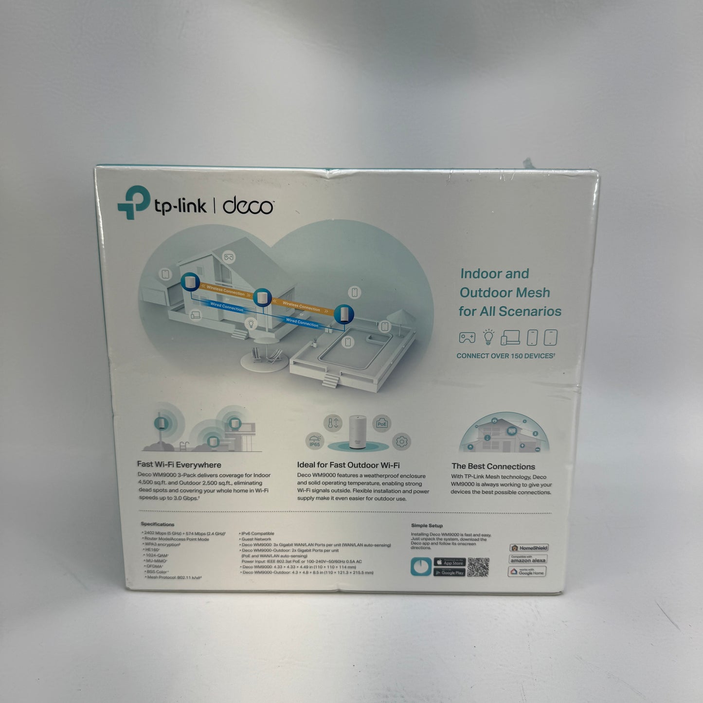 New TP-Link AX3000 Wifi Mesh System DECO WM9000