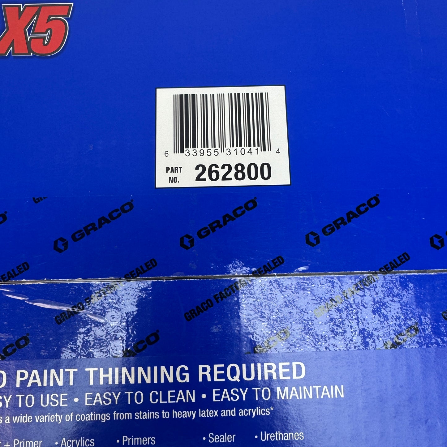 New Graco 262800 Paint and Stain Sprayer