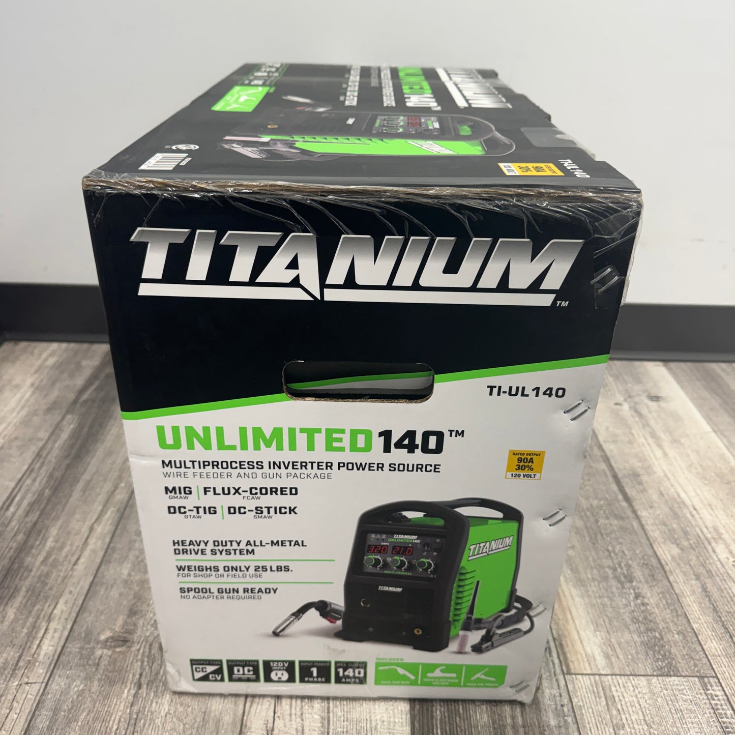New Titanium TI-UL140 Multiprocess Inverter Power Source