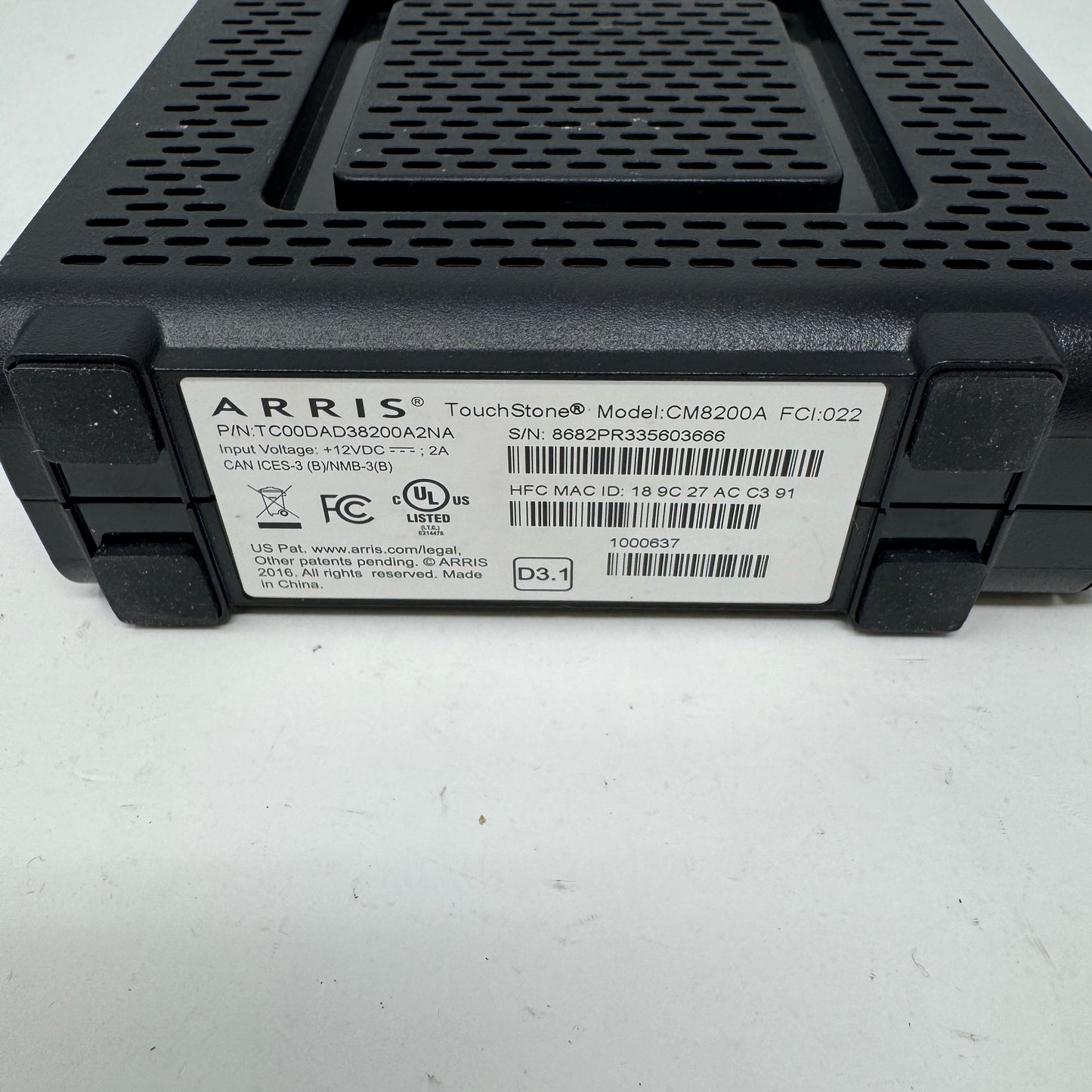 ARRIS Touchstone CM8200A Cable Modem