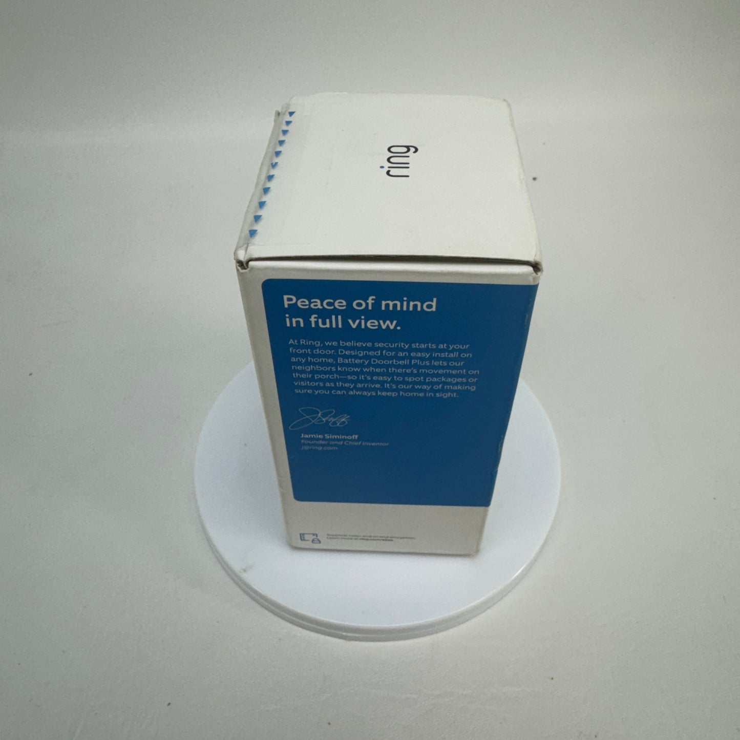 New Ring Battery Doorbell Plus Smart Doorbell