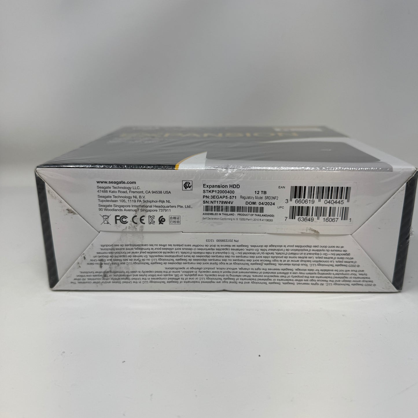 New Seagate 3.5" Expansion 12TB USB 3/USB 3.1 HDD STKP12000400