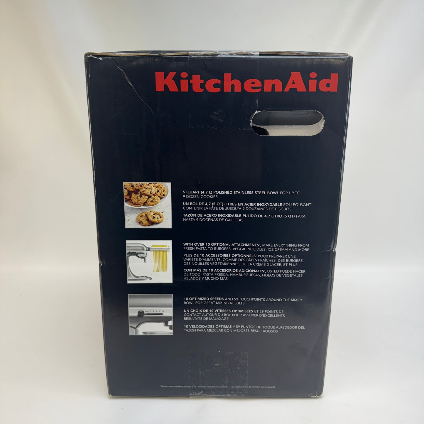 New KitchenAid Artisan Tilt-Head Stand Mixer KSM150PSER