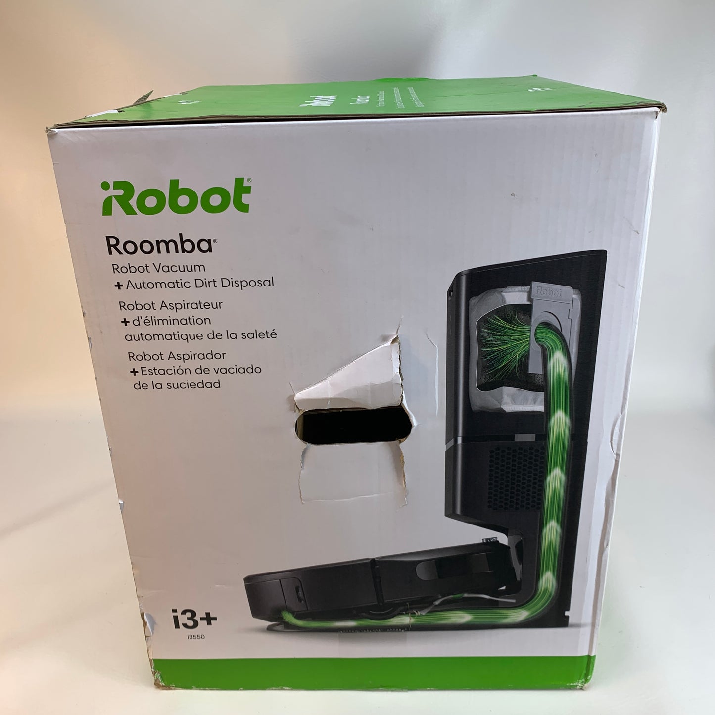 New iRobot i3+ Robot Vacuum and Automatic Dirt Disposal 93550