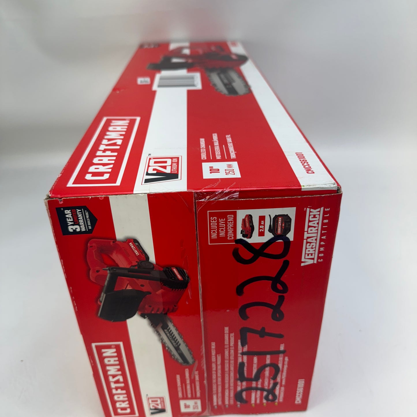 New Craftsman CMCCS610D1 20V Cordless Chainsaw