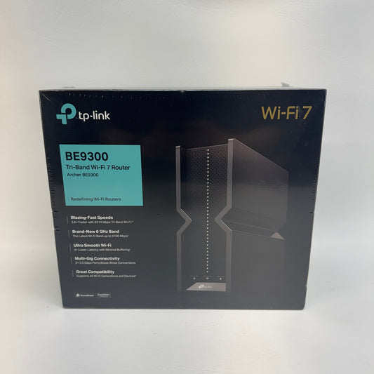 New TP-Link Archer BE9300 Tri-Band Wi-Fi 7 Router