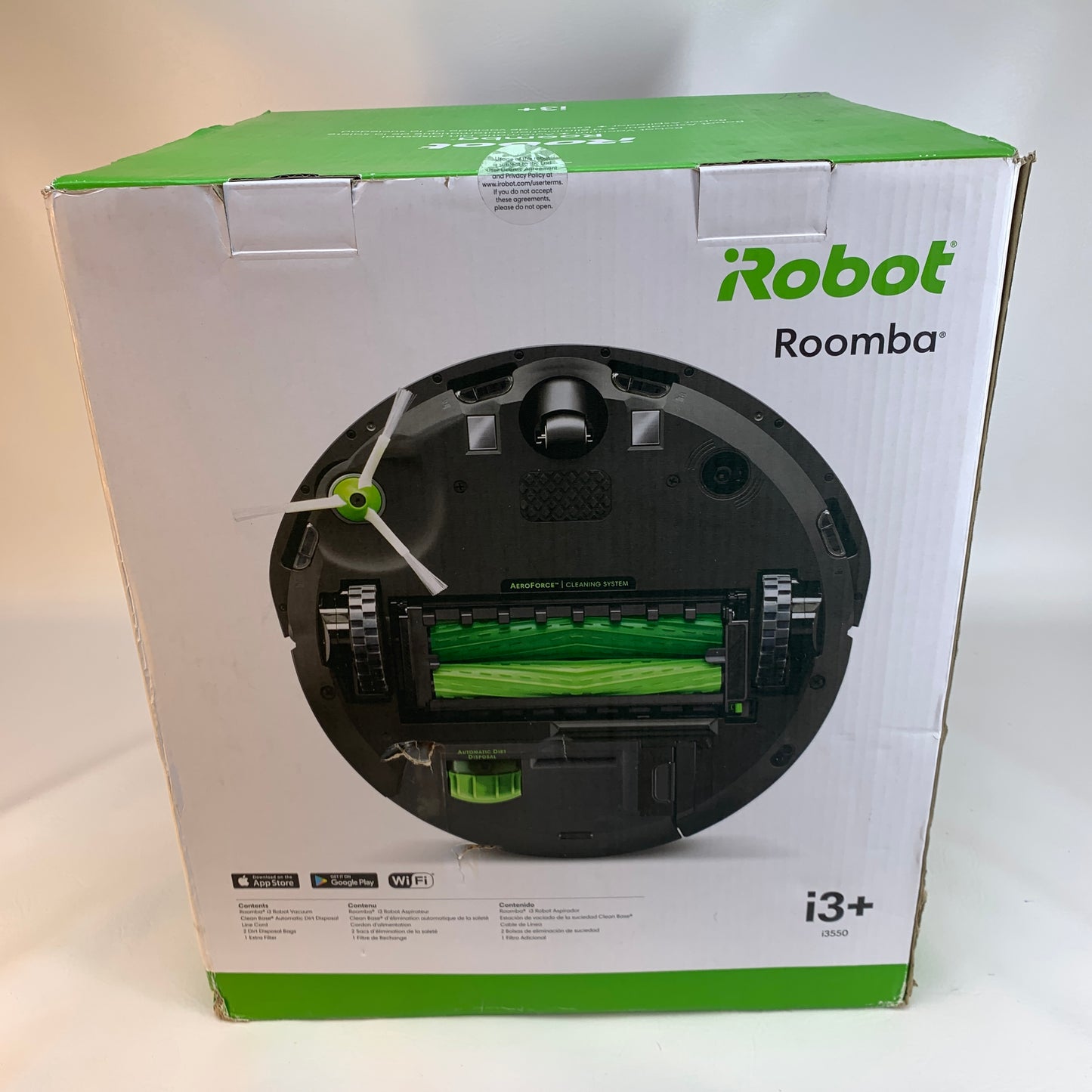 New iRobot i3+ Robot Vacuum and Automatic Dirt Disposal 93550