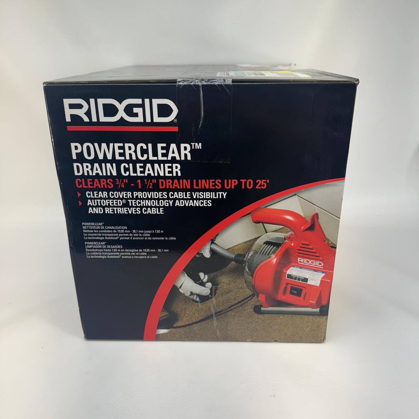 New Ridgid Powerclear Drain Cleaner Drain Cleaner K9-12