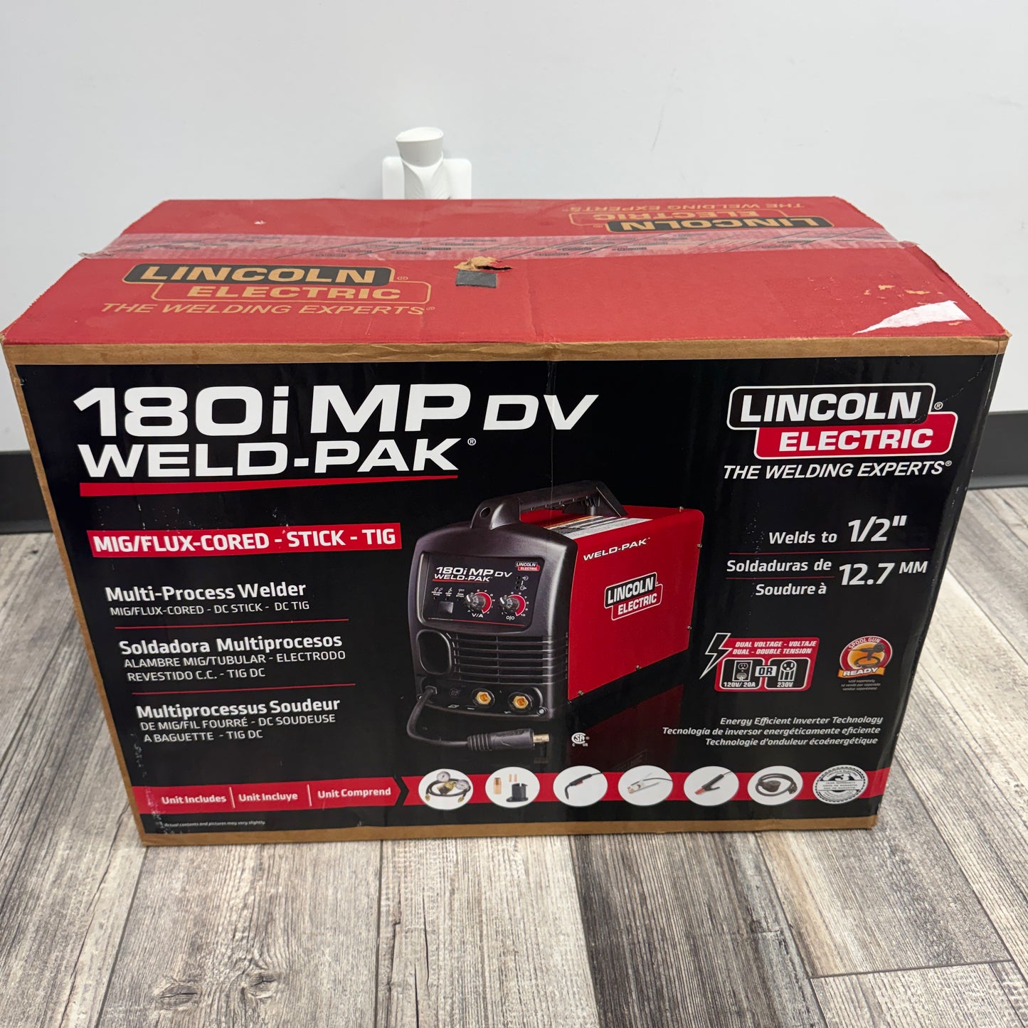 New Lincoln Electric 180i MP DV Weld-Pak Weld-Pak Multi-Process Wielder K5257-1