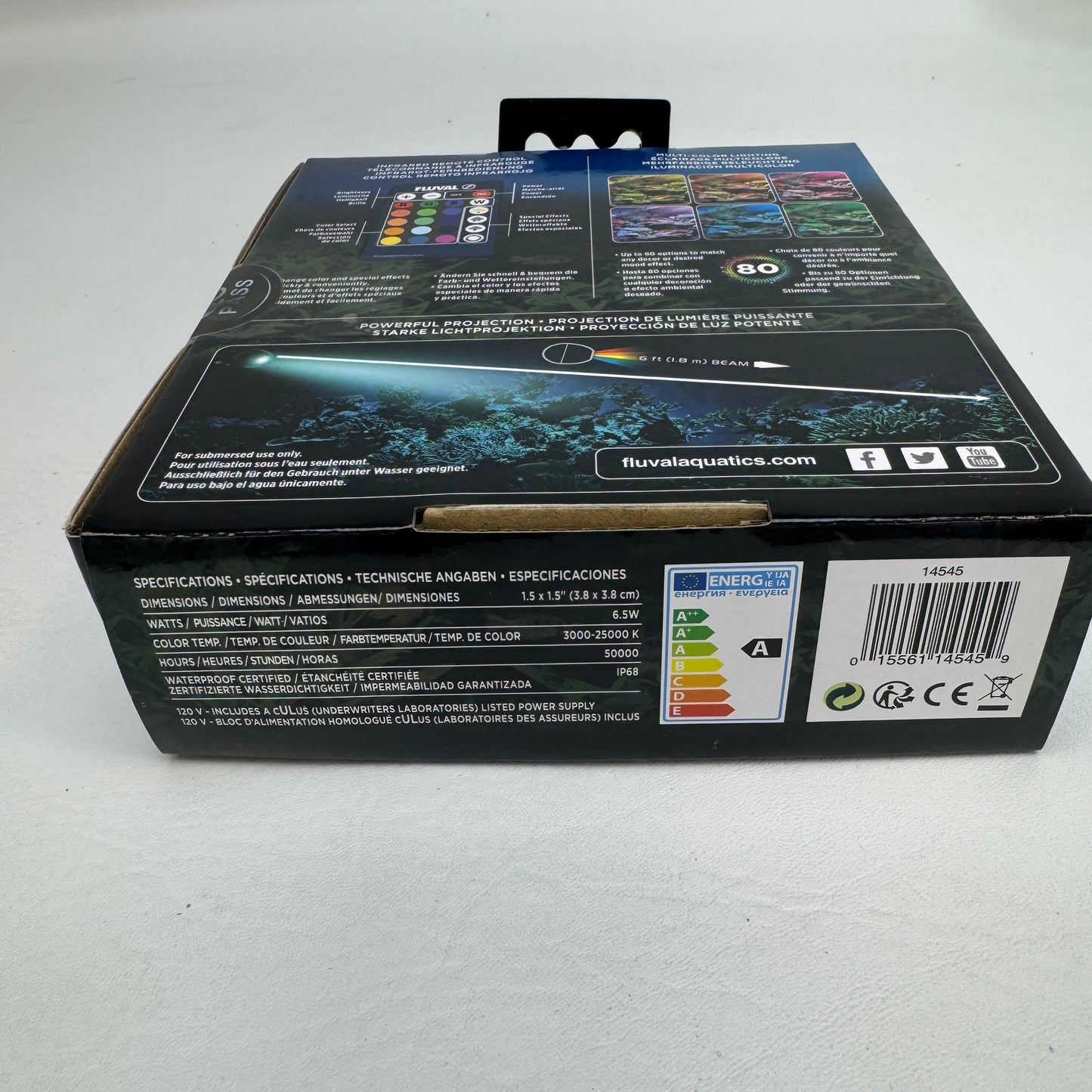 New Fluval Prism 2.0 Multi-Color Underwater Light