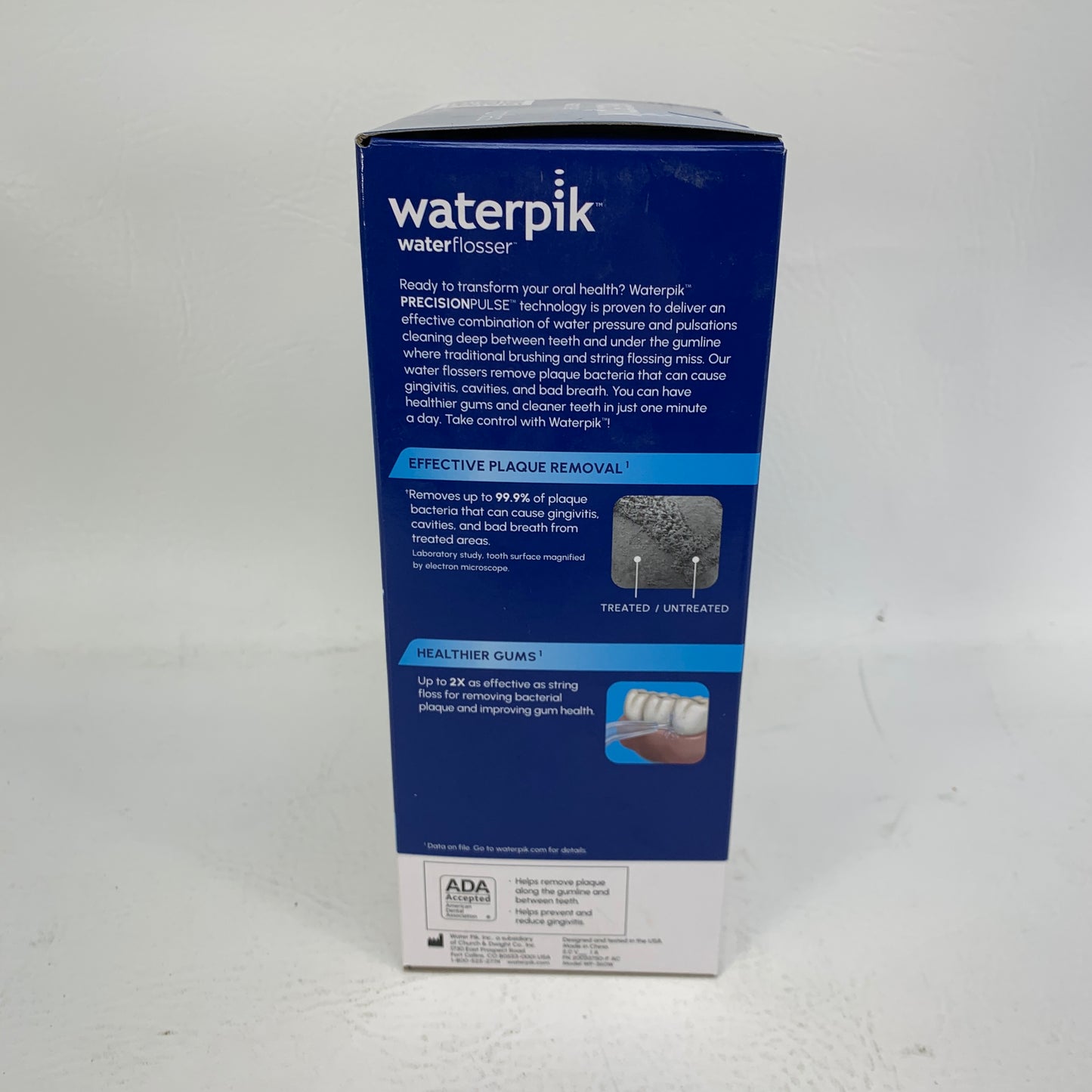 New Waterpik Water Flosser Precision Pulse Cordless